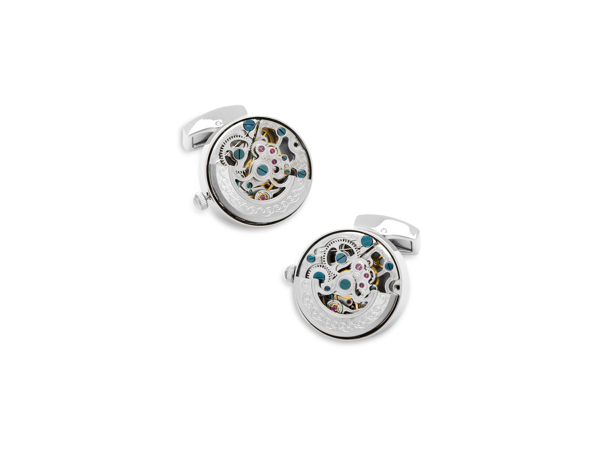 Kinetic Watch Movement Cufflinks — Image 3