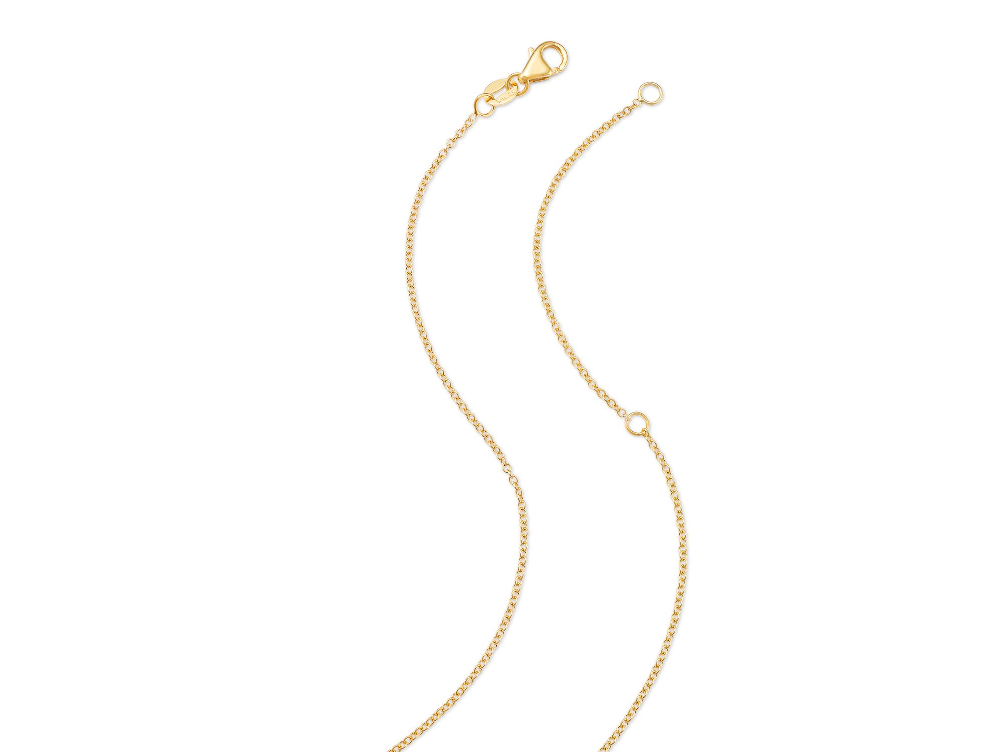 Diamond Pavé Heart Pendant Necklace in 14K Yellow Gold, 0.40 tcw — Image 4