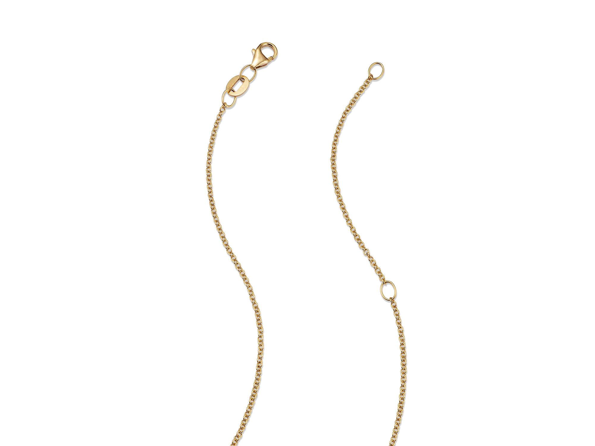 Diamond Gold Circle Pendant Necklace in 14K Yellow, 0.20 tcw - Exclusive — Image 5
