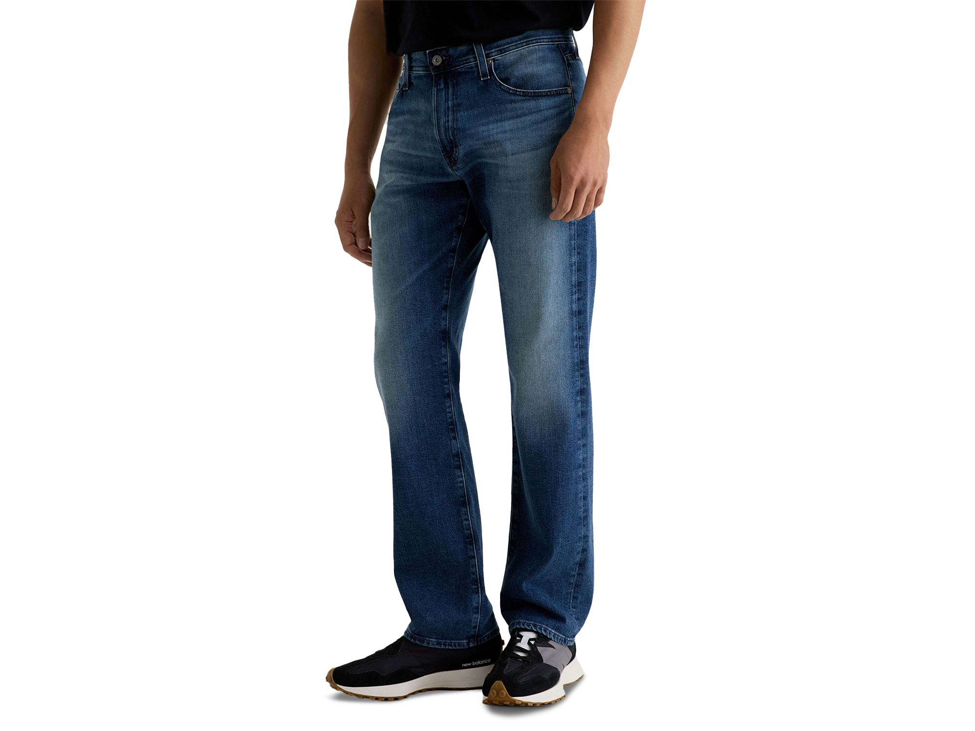 Protege Classic Straight Fit Jeans in Palms Blue — Image 6