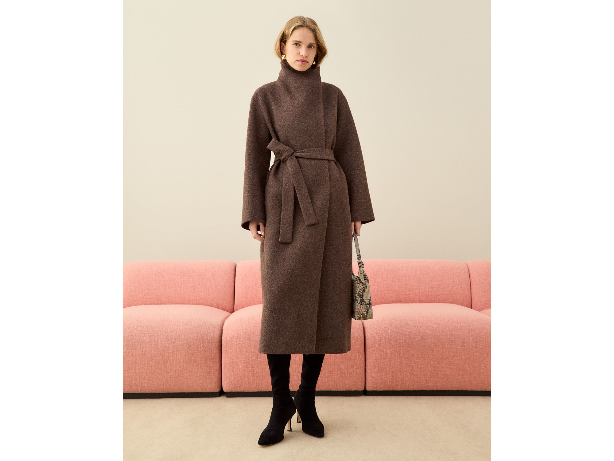 Morgan Funnel Neck Coat — Image 4