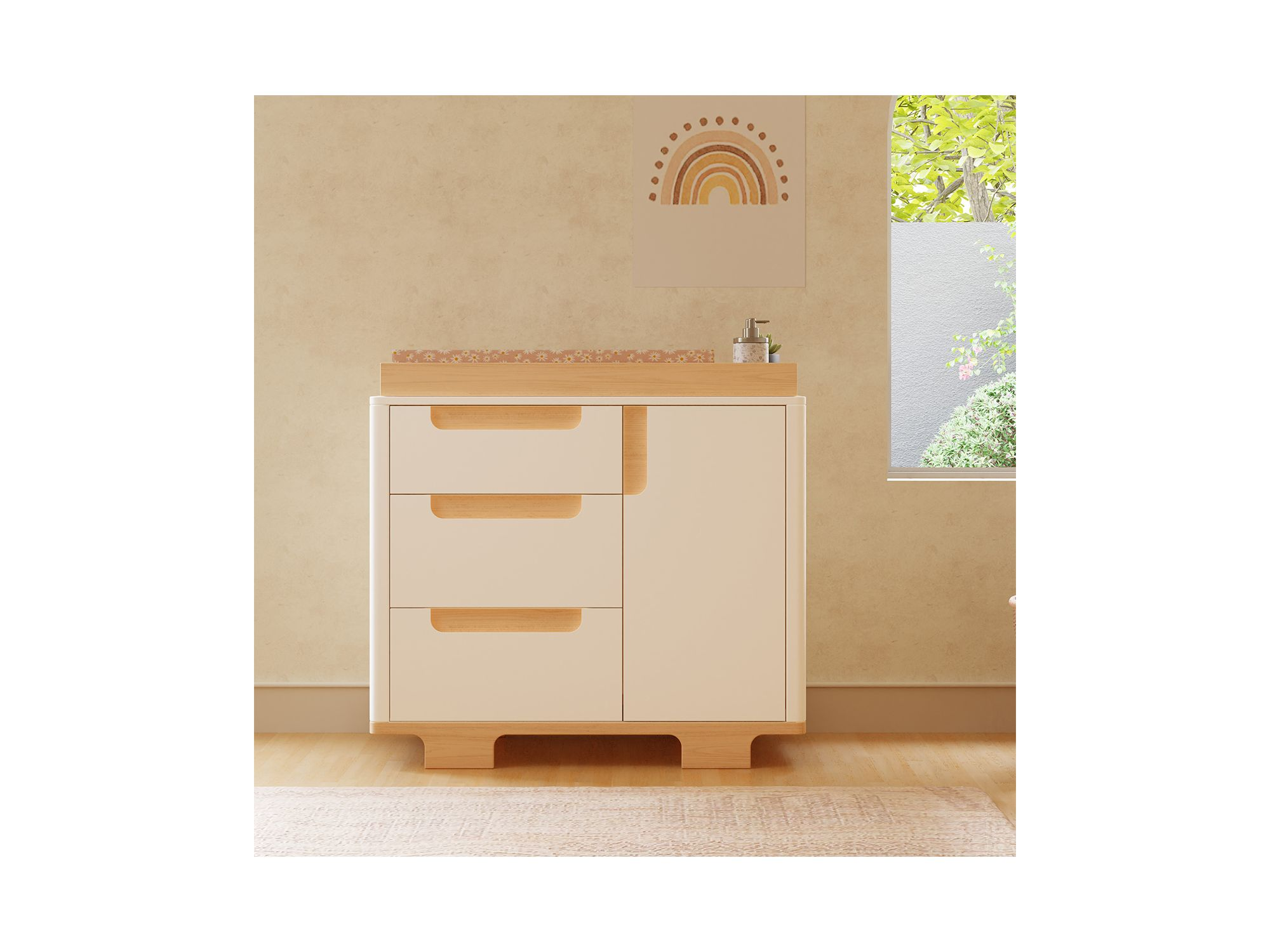 Yuzu 3 Drawer Changer Dresser — Image 7