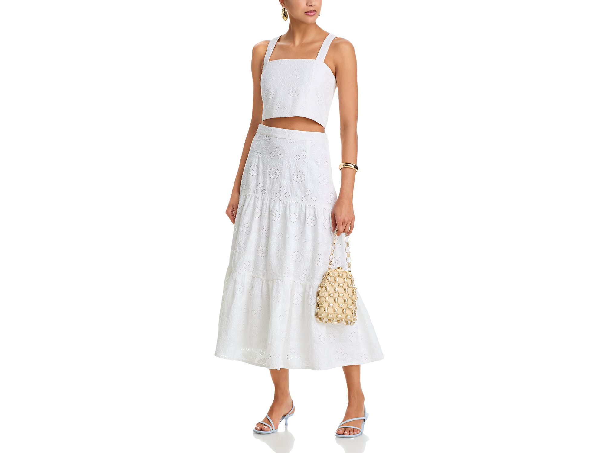 Svea Eyelet Cropped Top — Image 4