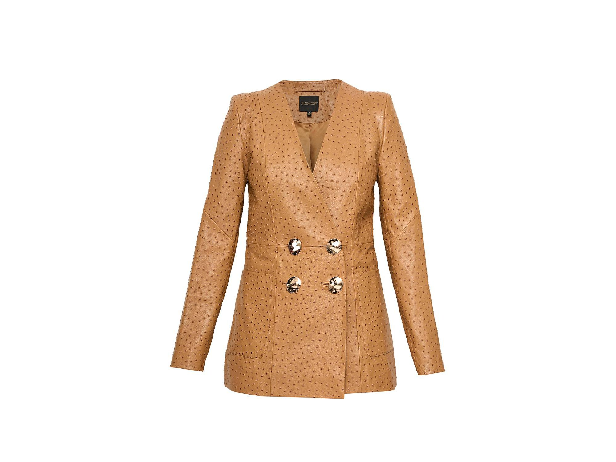 Nadine Upcycled Leather Blazer — Image 5