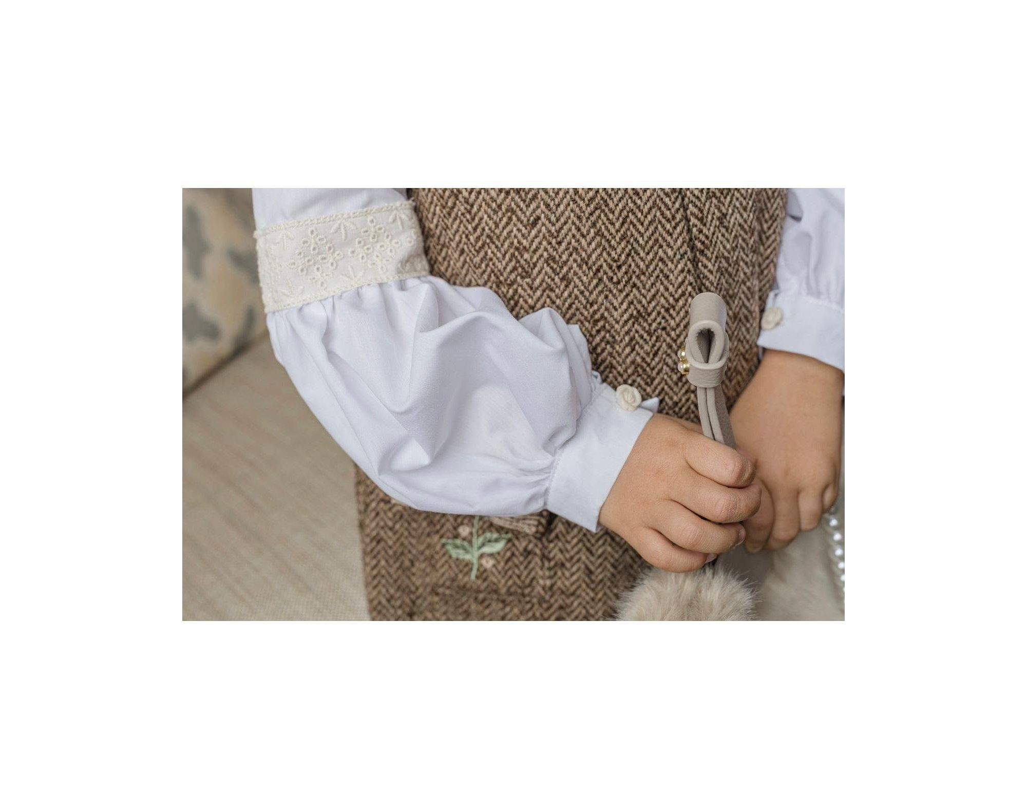 Girls' Herringbone Dress and Blouse Set - Baby, Little Kid, Big Kid — Image 6