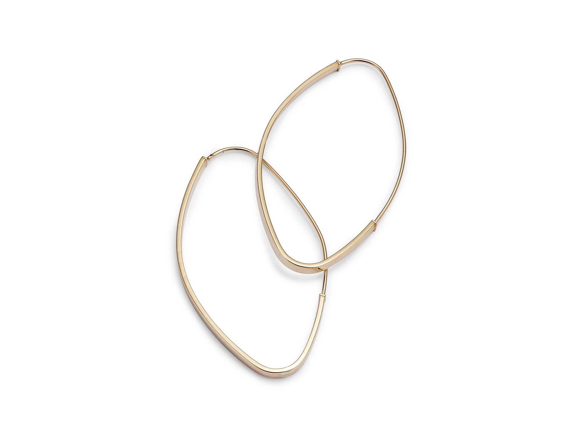 Endless Hoop Earrings in 14K Yellow Gold — Image 3