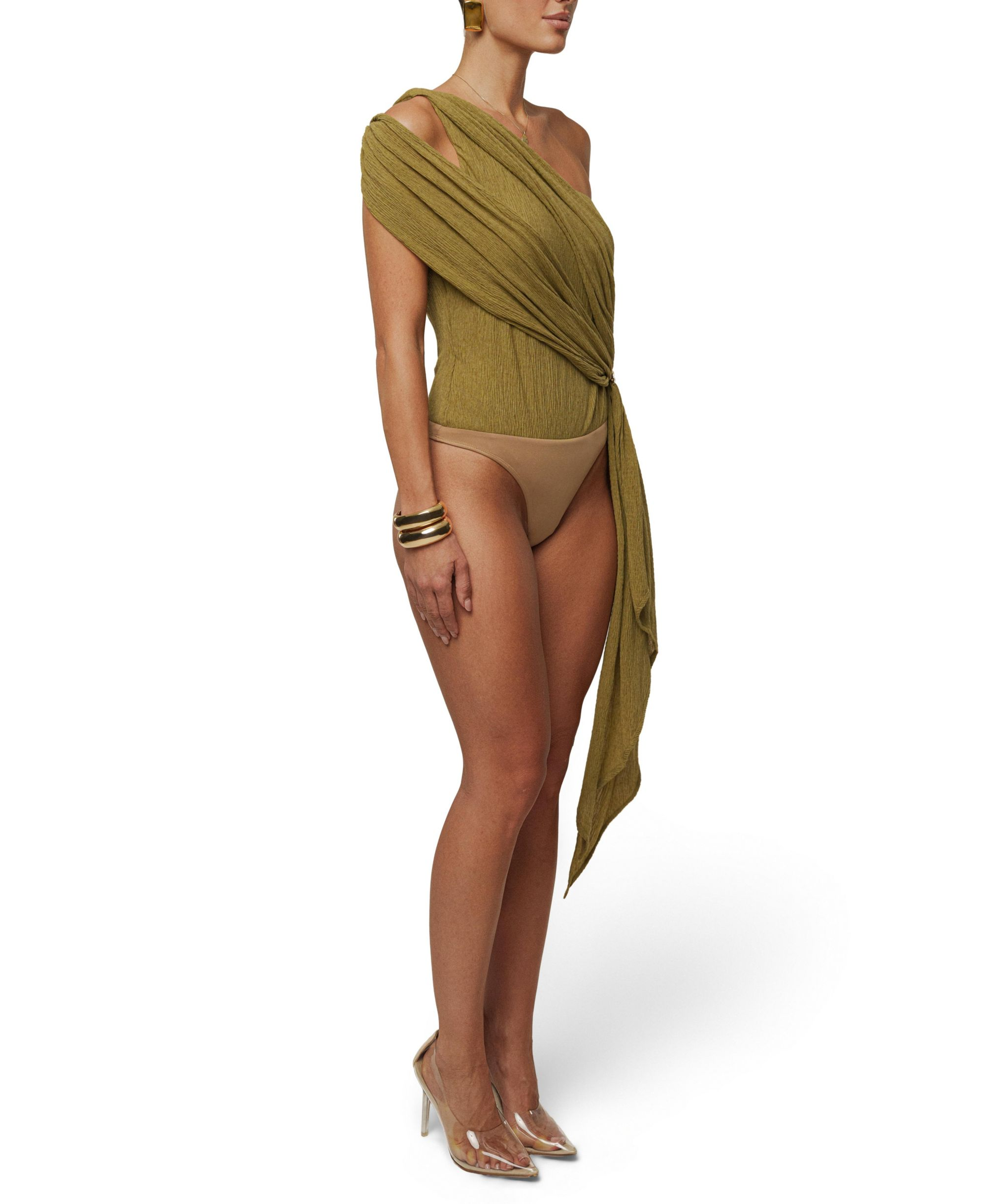 Lovina Drape Bodysuit — Image 10