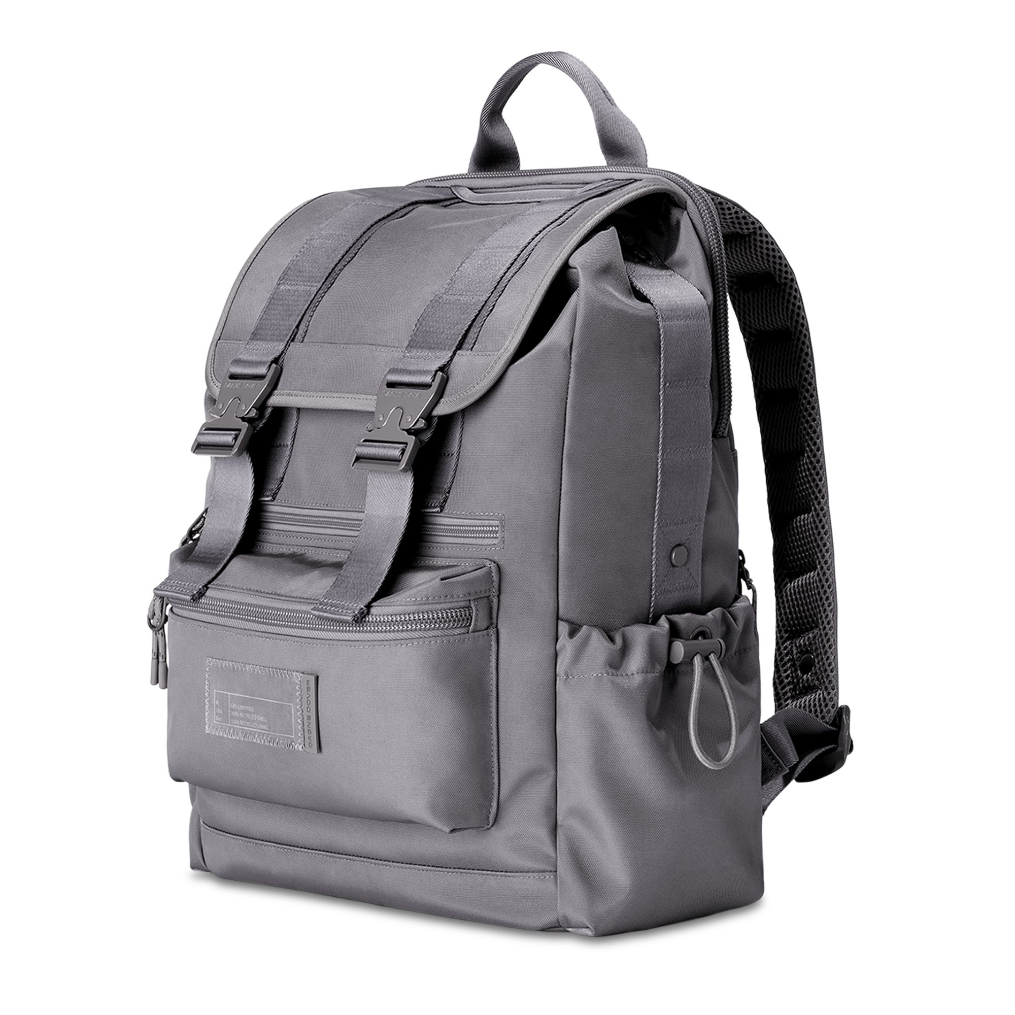 Brooklyn Flap Top Backpack, Ash — Image 4