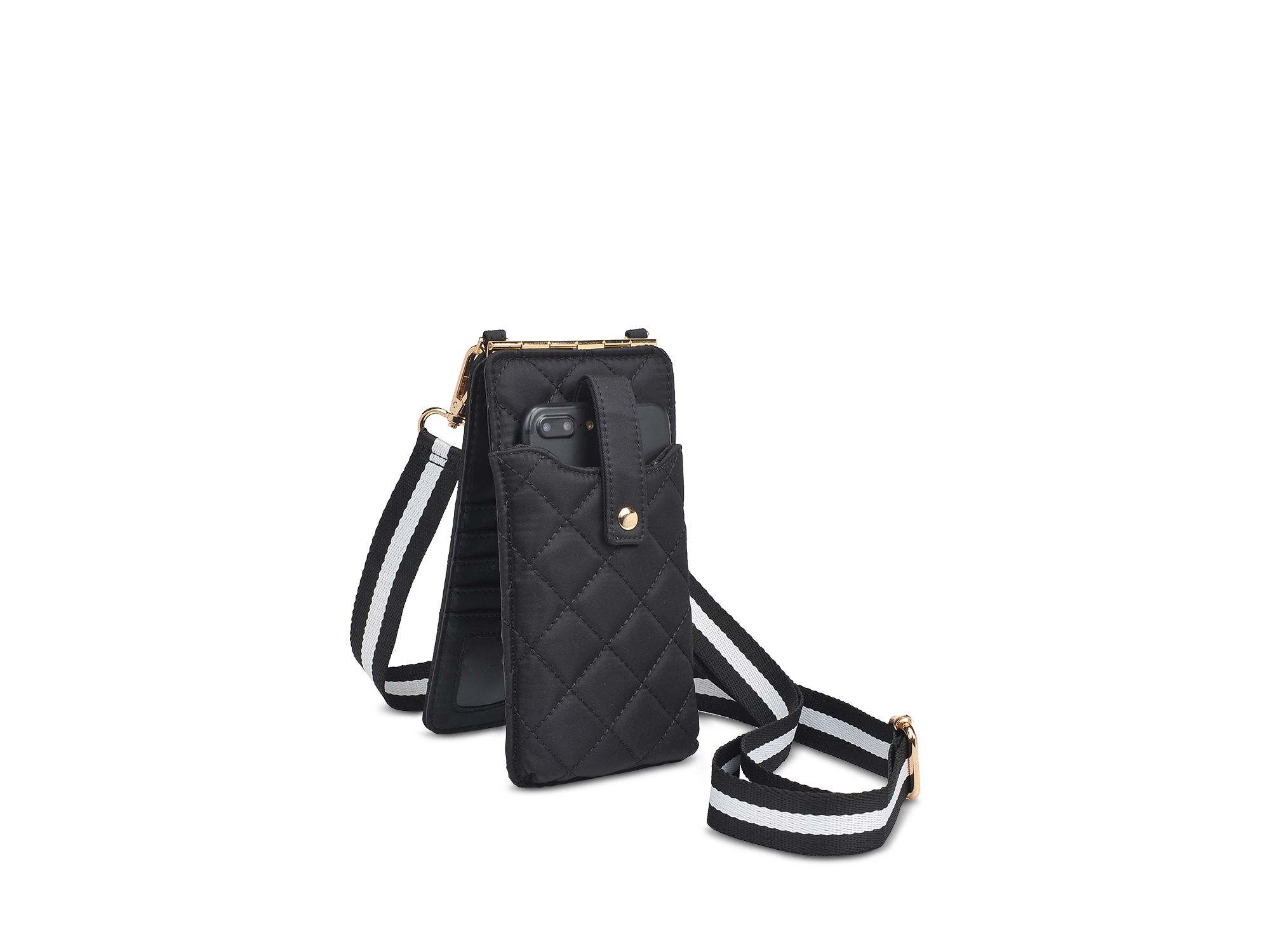 Duality Quilted Mini Crossbody Wallet — Image 4