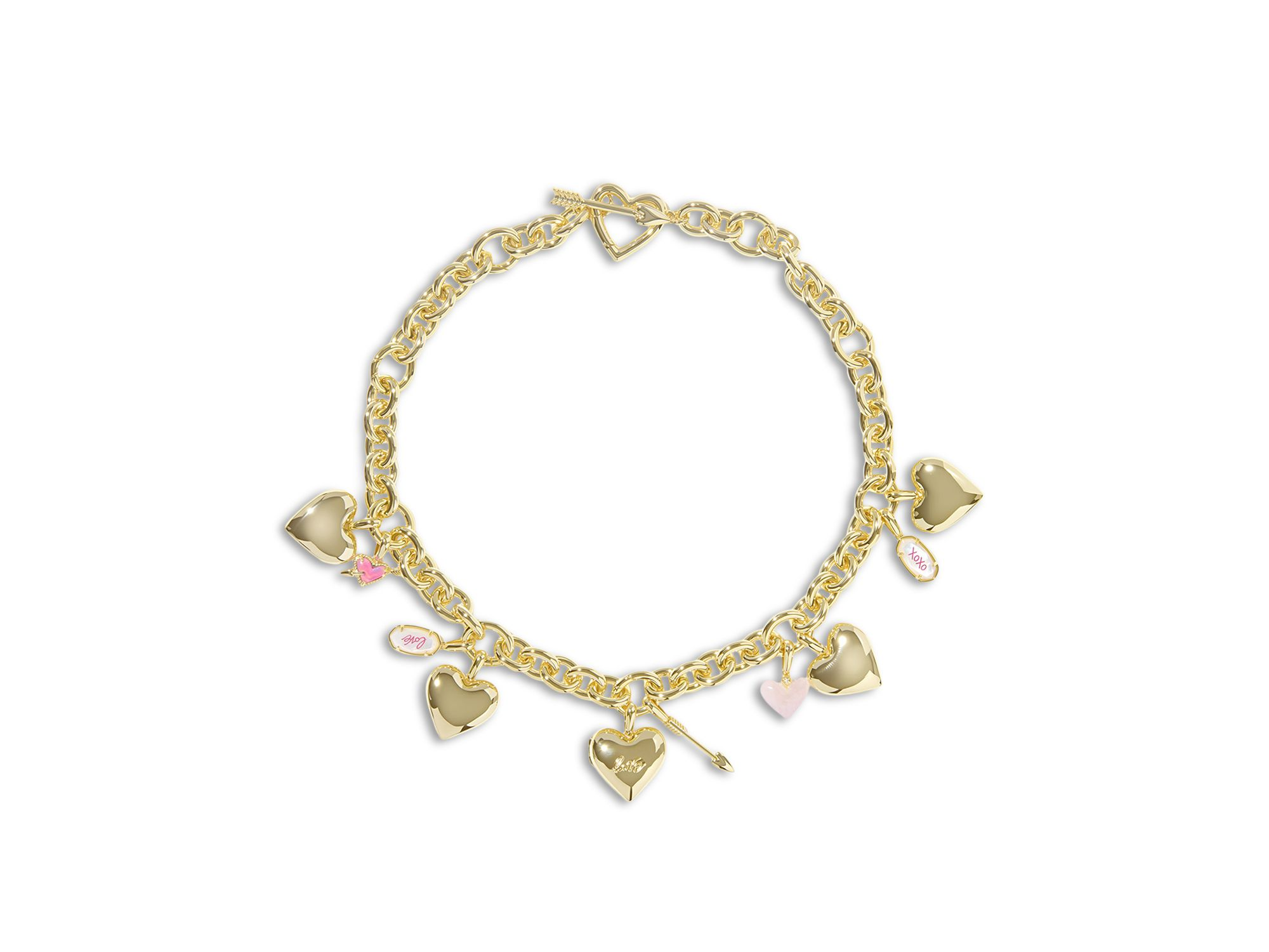Jayna Charm Statement Necklace, 18" — Image 5