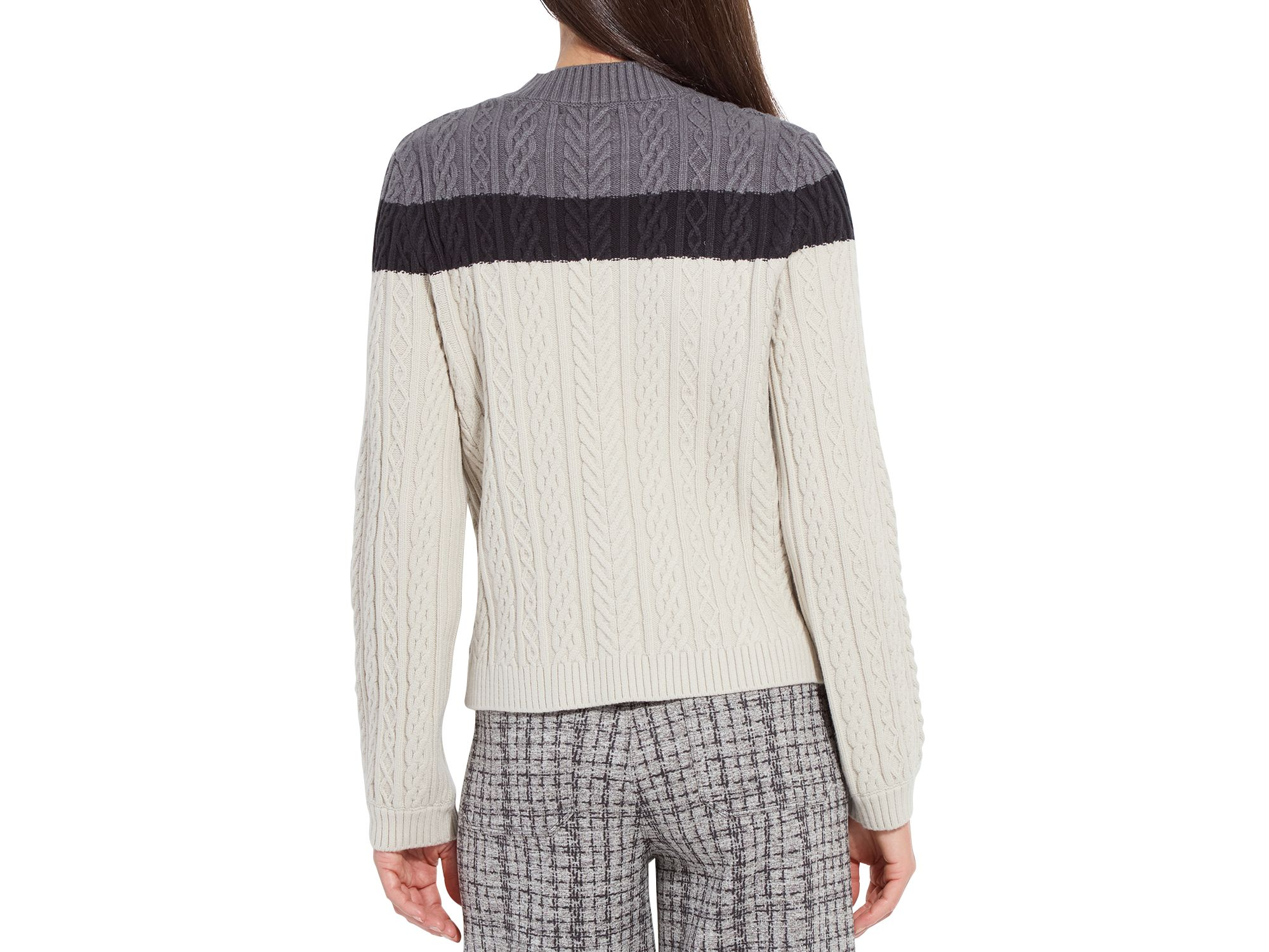 Gabriel Crewneck Cable Knit Sweater — Image 3