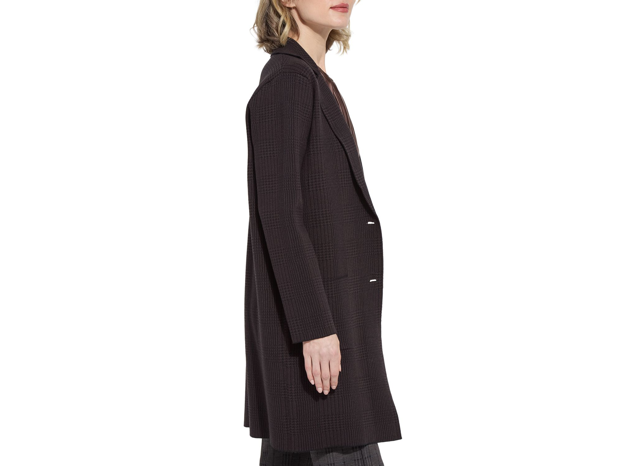 Lina V Neck Sweater Car Coat — Image 5