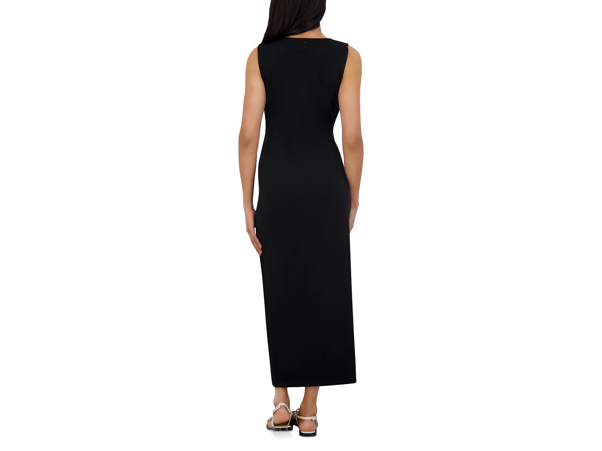 Sleeveless Crewneck Straight Dress — Image 4