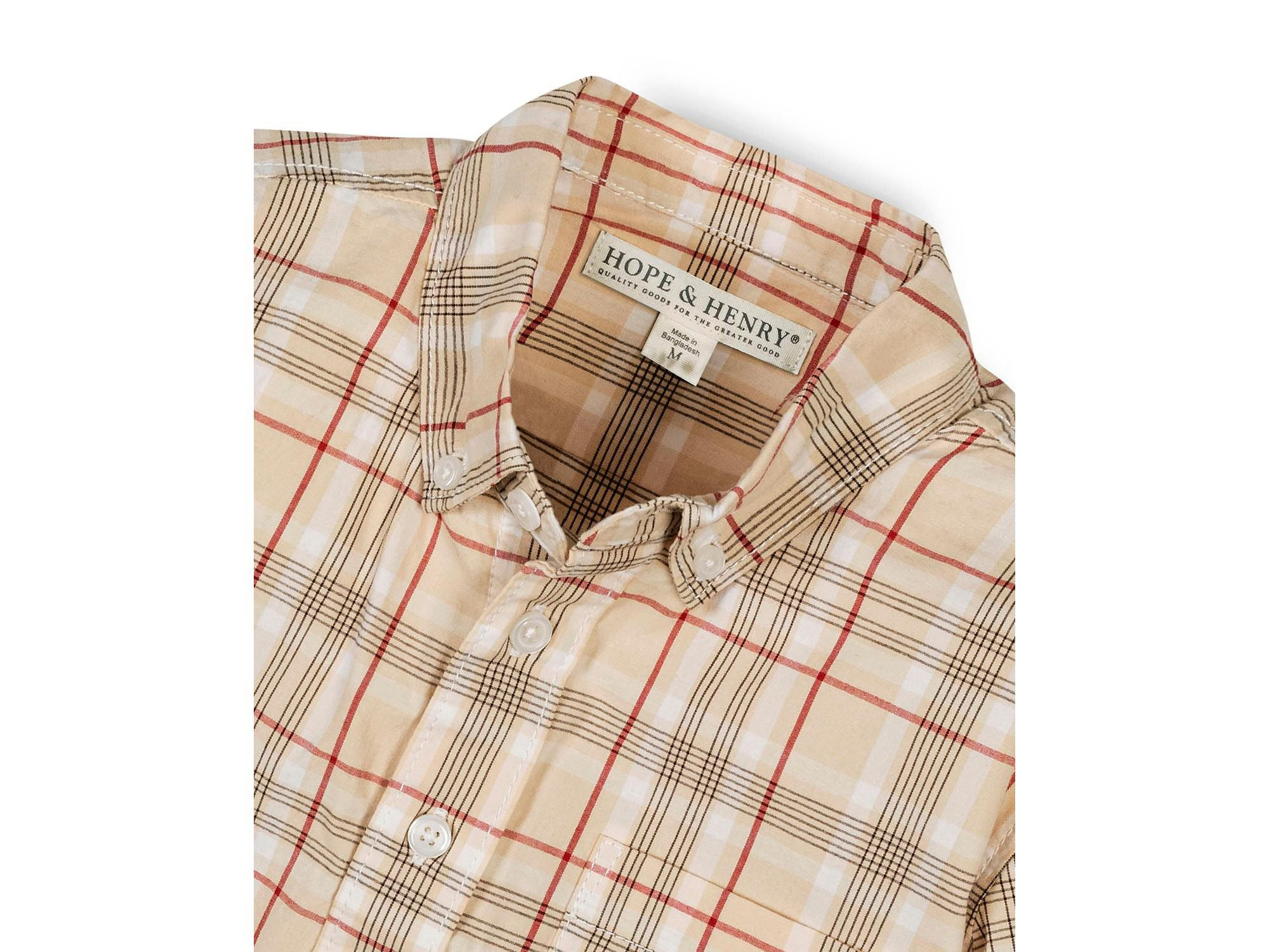 Boys' Organic Long Sleeve Stretch Poplin Shirt - Little Kid, Big Kid — Image 3