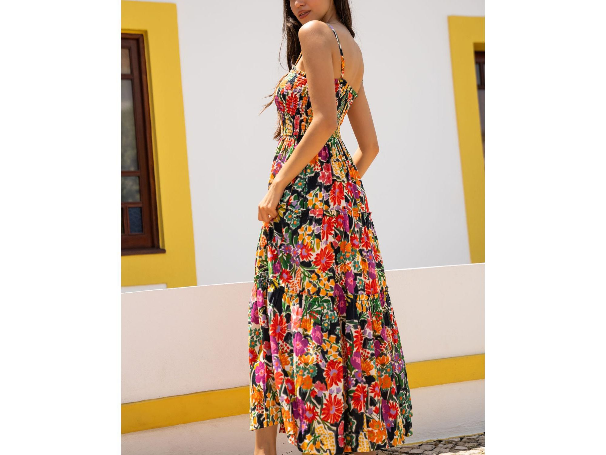 Cecilia Smocked Tiered Maxi Dress — Image 6