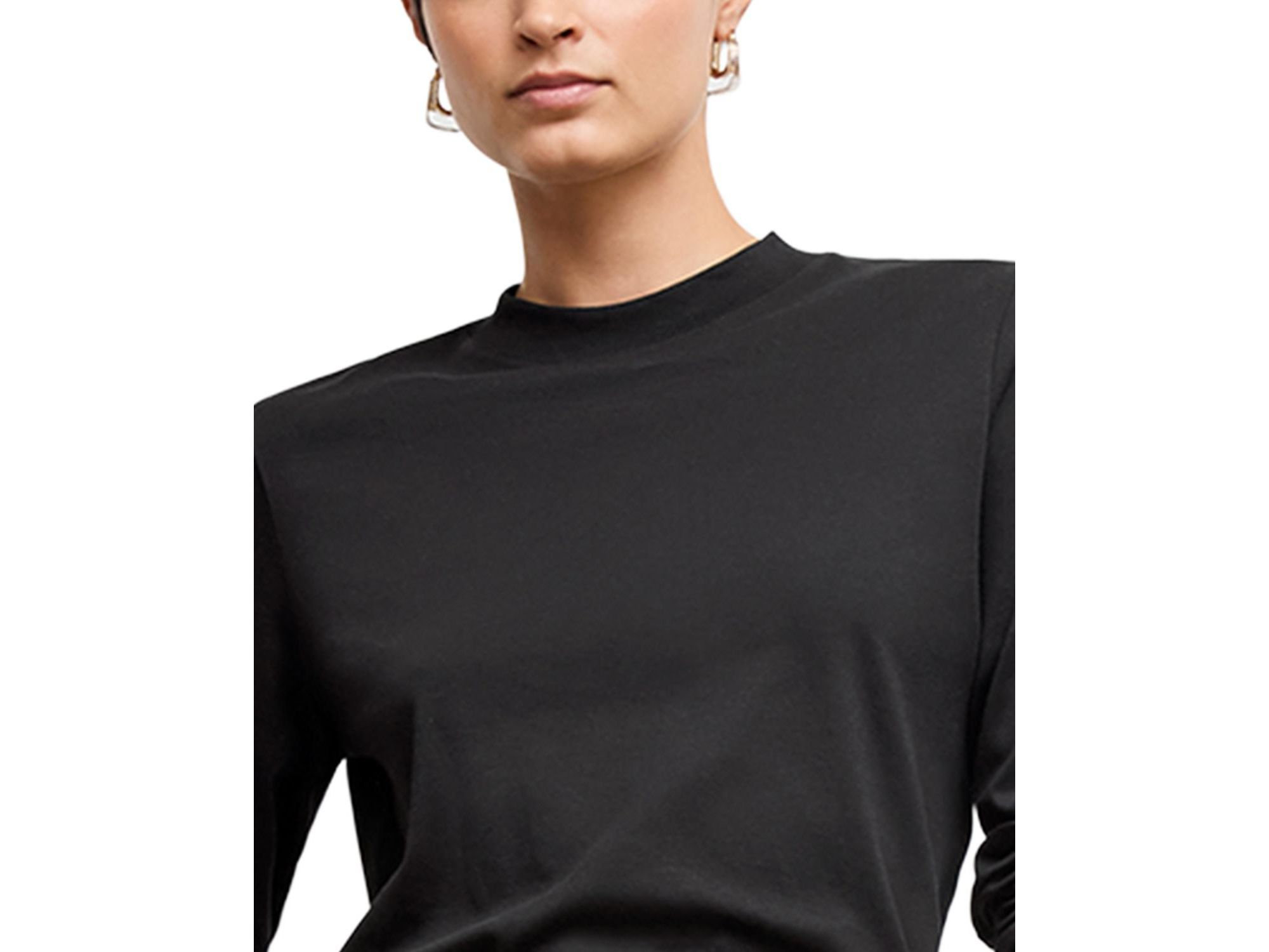 Raquel Long-Sleeve Tee Organic Pima Cotton — Image 4