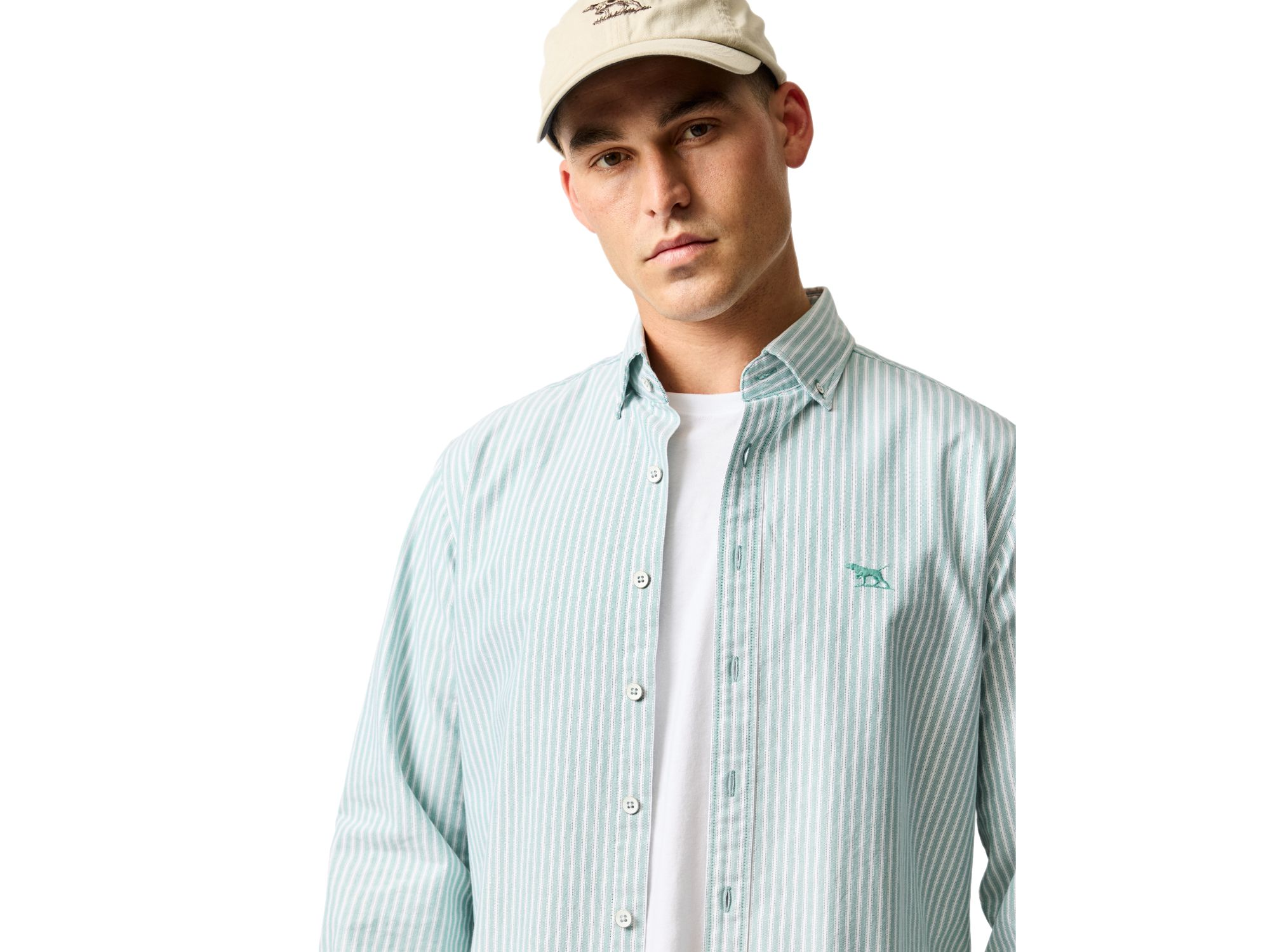 Long Sleeve Oxford Stripe 4 Of Shirt — Image 3
