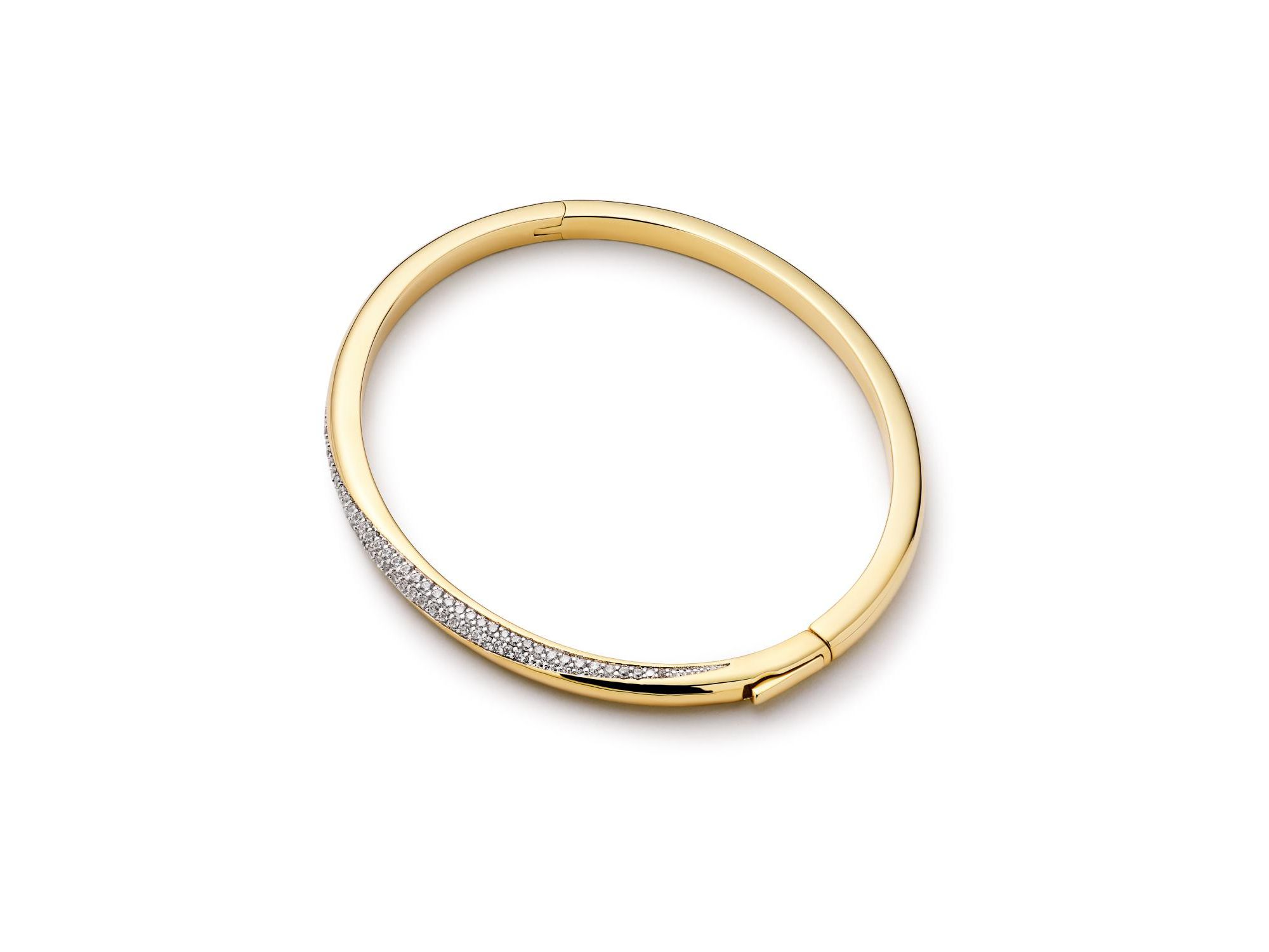 Kira Gold Bangle Bracelet — Image 5