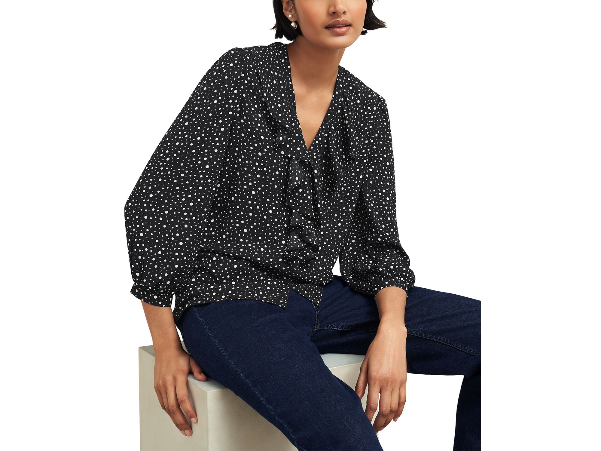 May Ruffle Front Blouse — Image 3