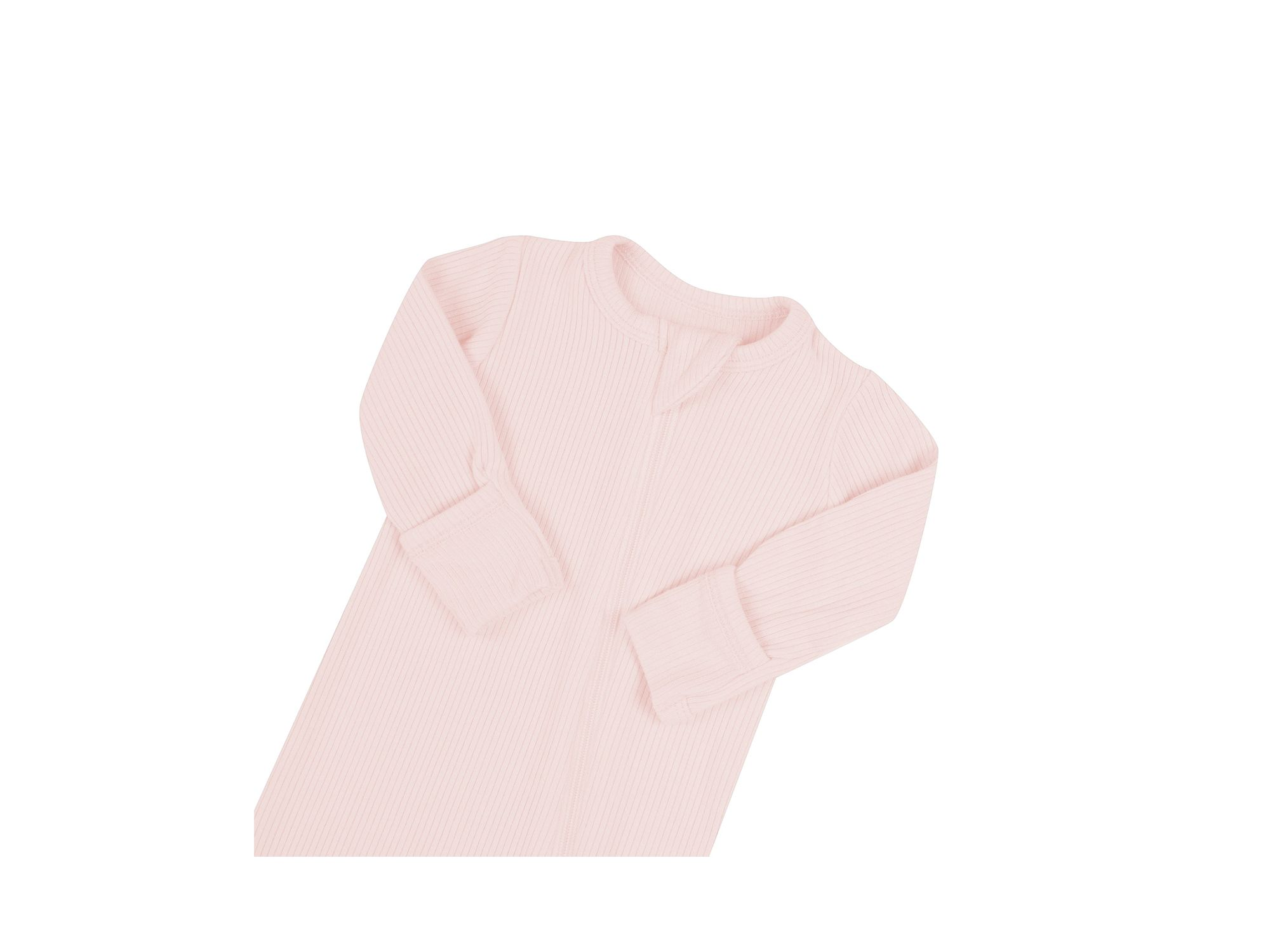 Unisex Zip Up Ribbed Footie - Baby — Image 4