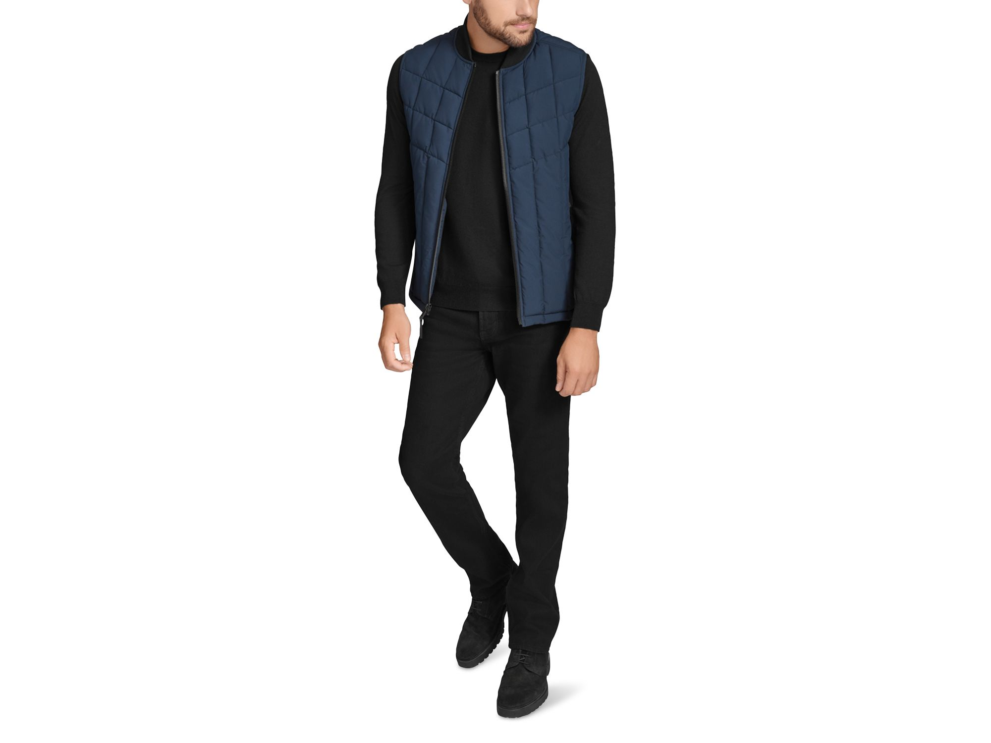 Oxley Stretch Quilted Water Resistant Full Zip Puffer Vest — Image 8