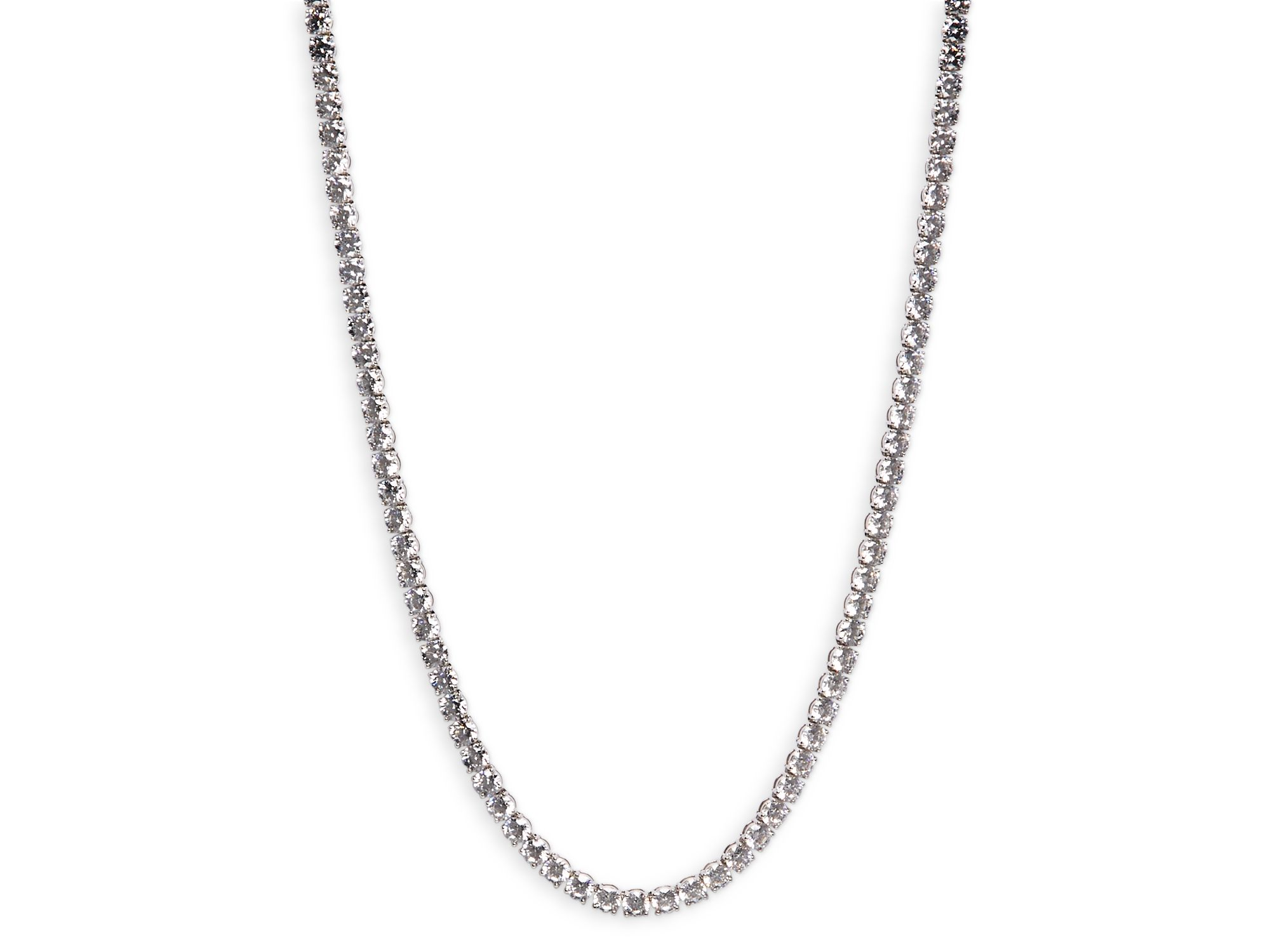 Classic Tennis Necklace, 16" — Image 5