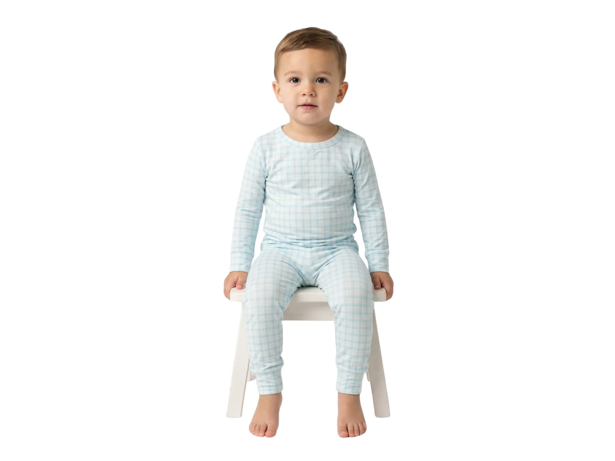 Boys' Coastal Check Pajama Set - Baby, Little Kid — Image 6