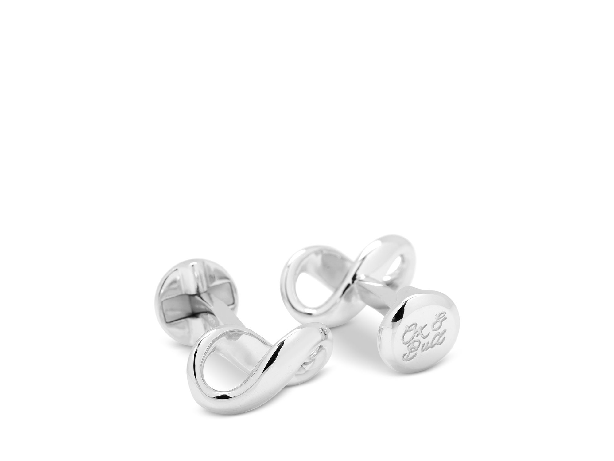 Infinity Symbol Sterling Cufflinks — Image 4