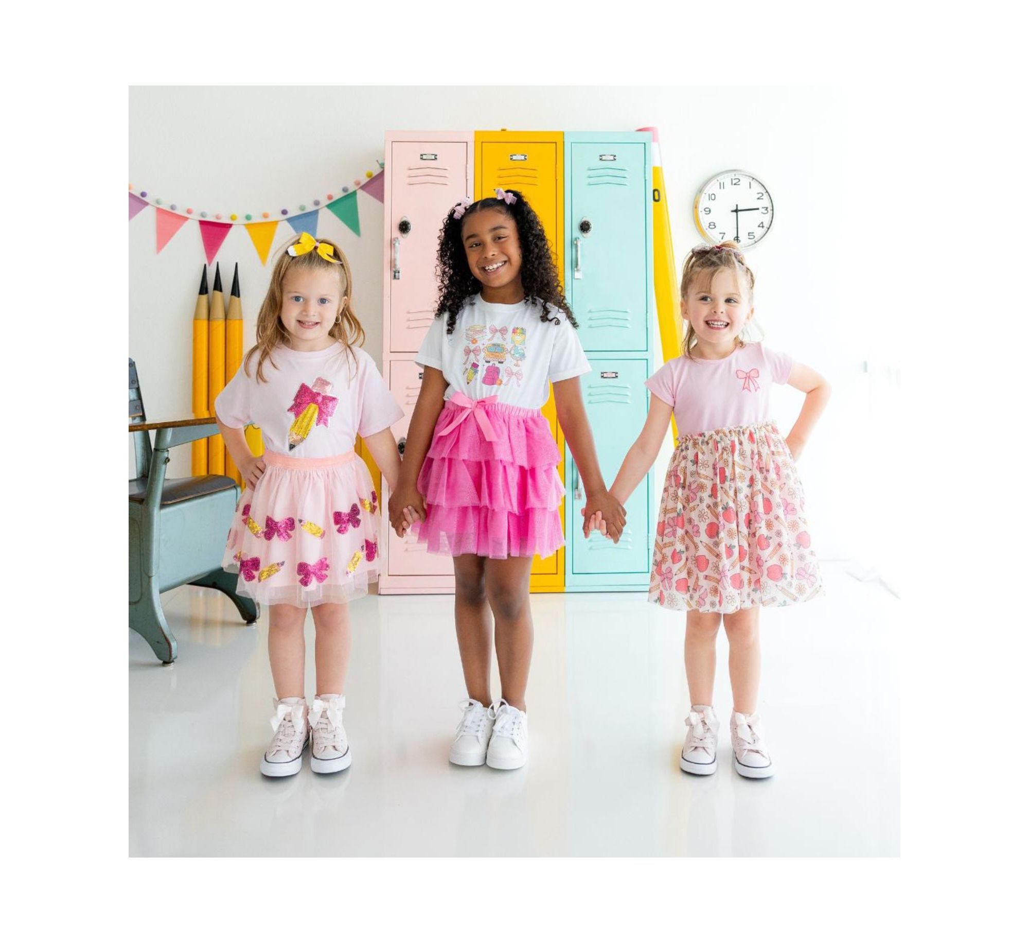 Girls' Raspberry Bow Tiered Tutu - Baby, Little Kid, Big Kid — Image 3
