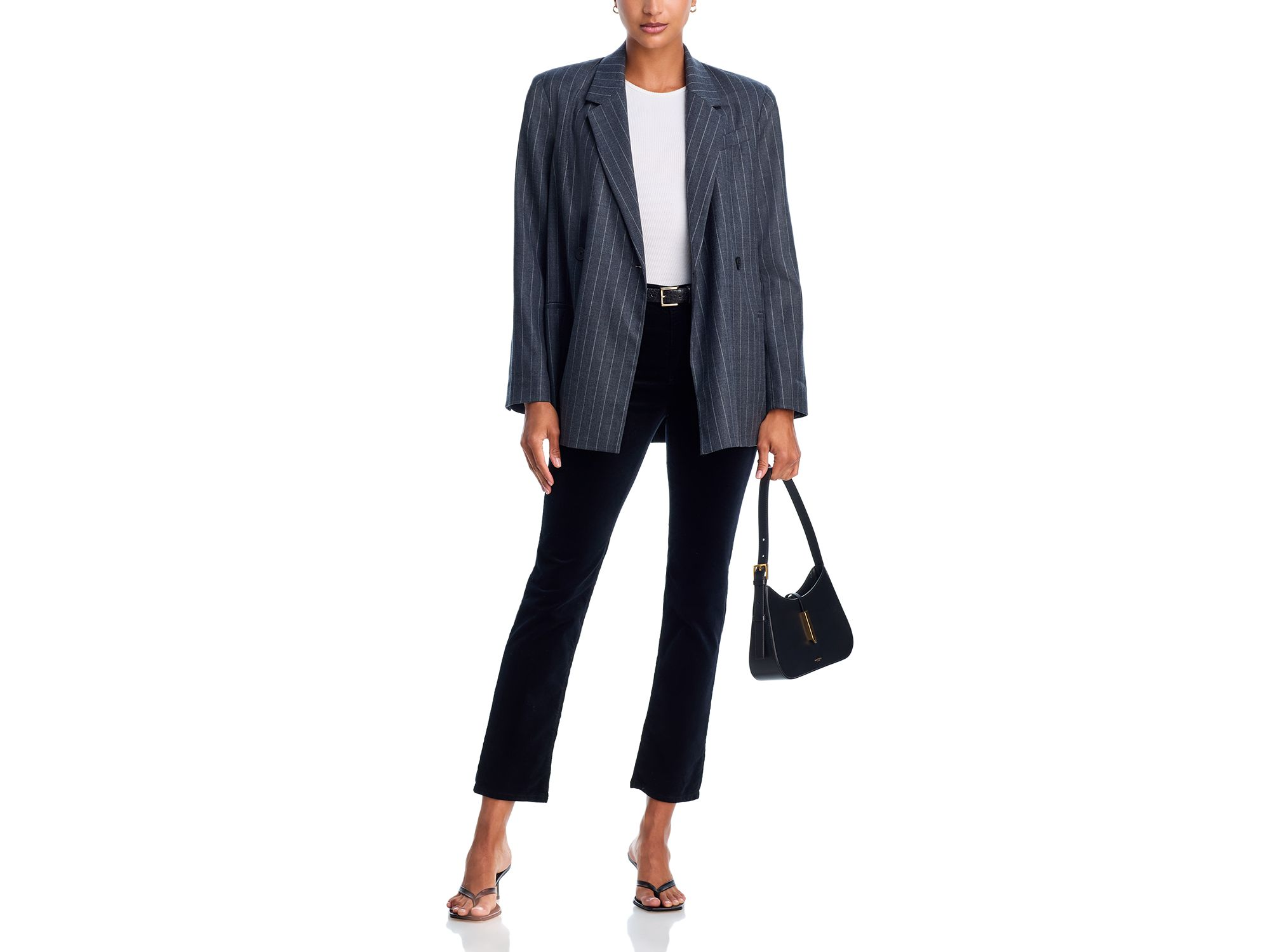 1875 Mid Rise Slim Straight Mari Fit Corduroy Pants — Image 3