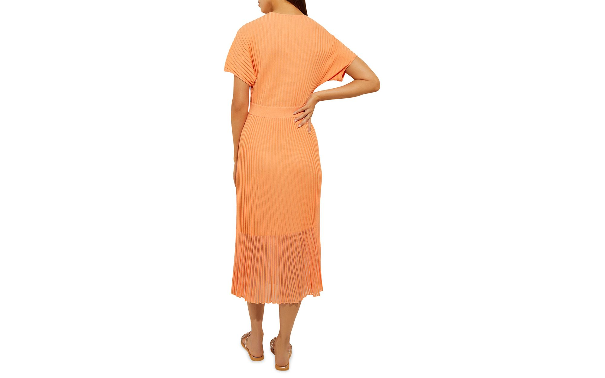 Pleated Midi Dress — Image 3