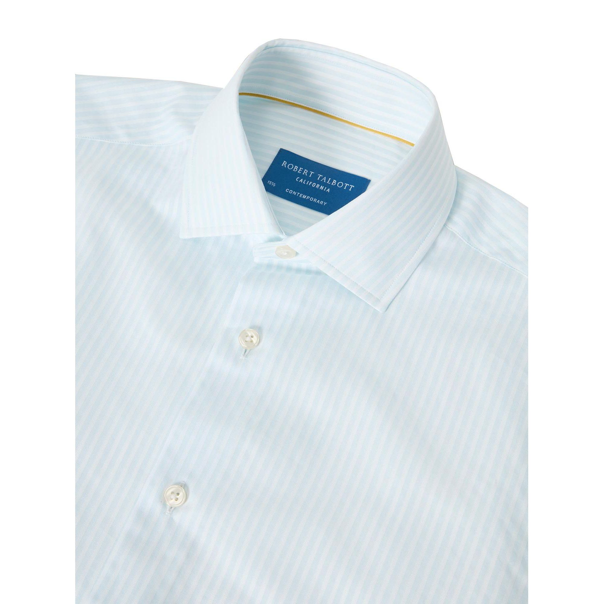 Reynolds Dobby Stripe Contemporary Fit Shirt — Image 3