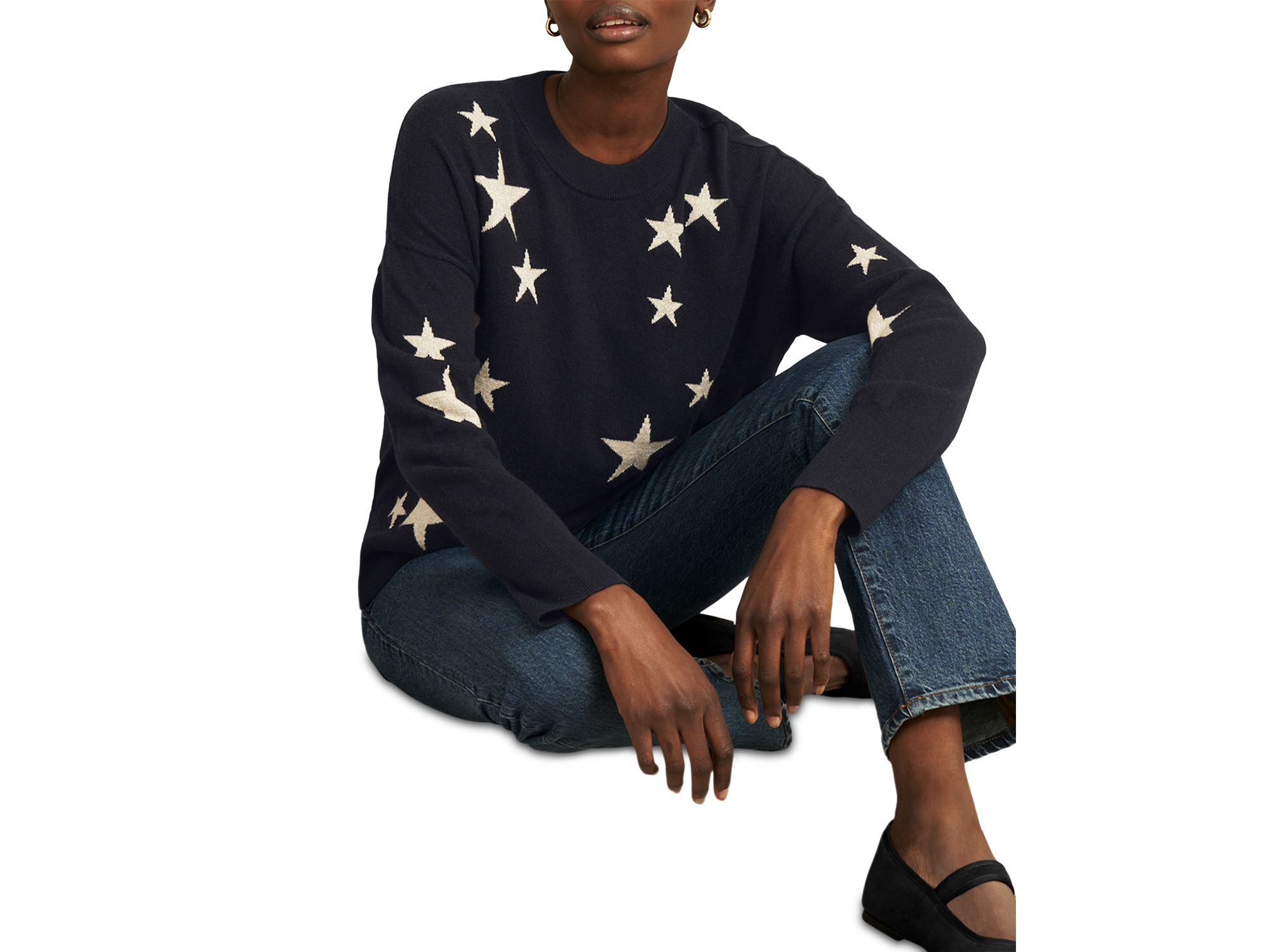 Arnelle Star Crewneck Sweater — Image 3