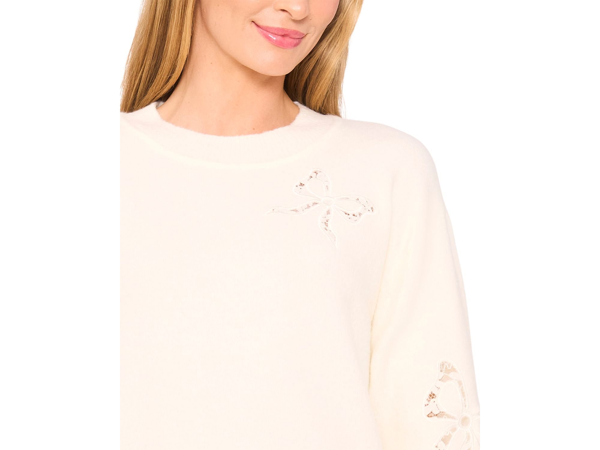 Lace Bow Sweater — Image 3