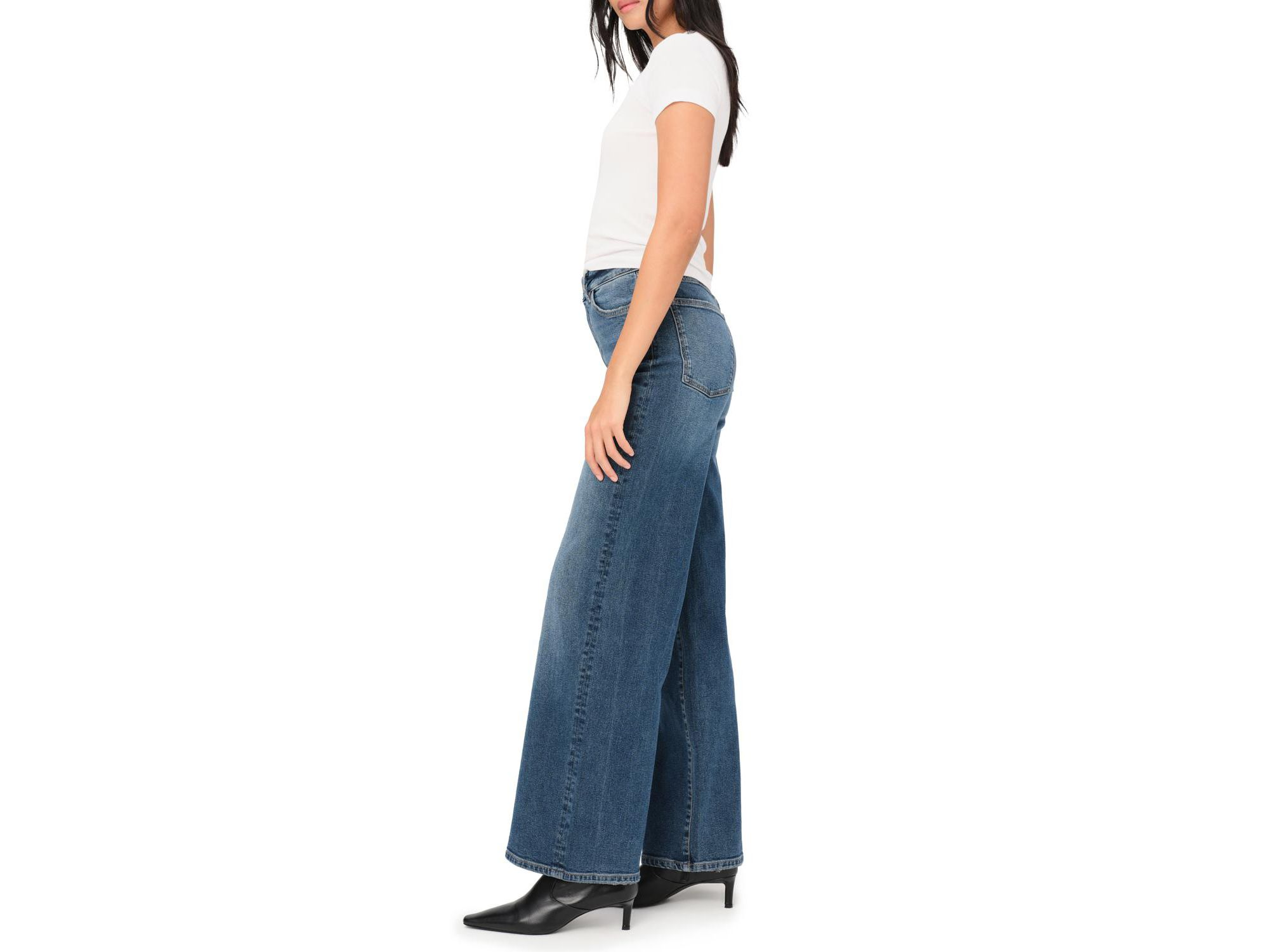 NCE Wide Leg Jeans in Sweet Revenge — Image 4