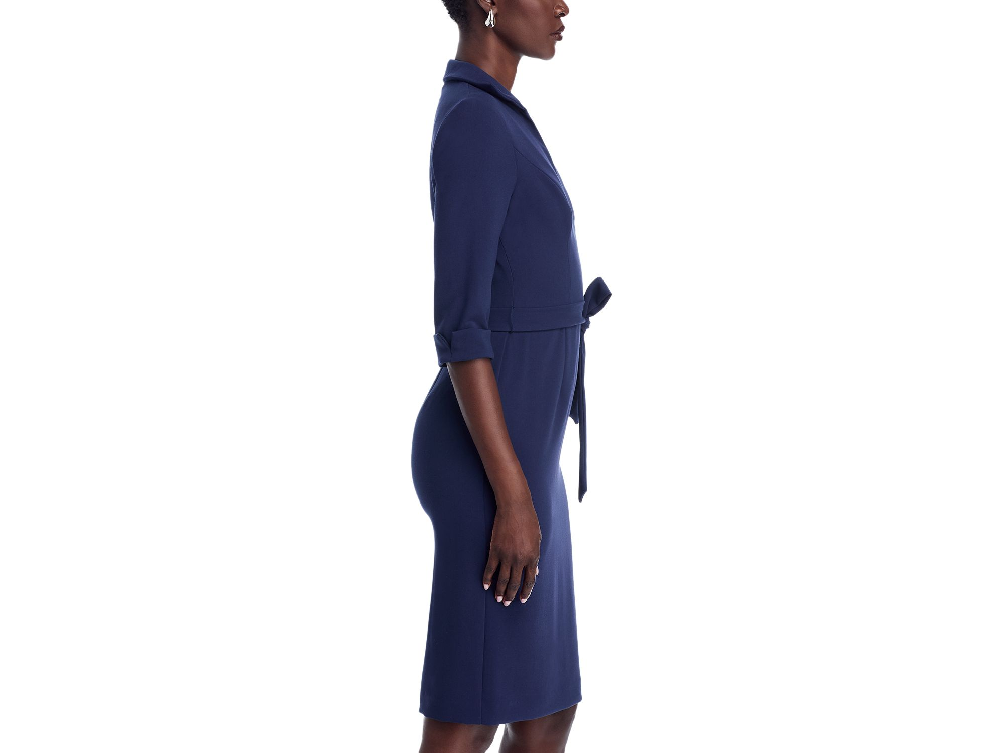 Madeline Belted Sheath Dress — Image 4
