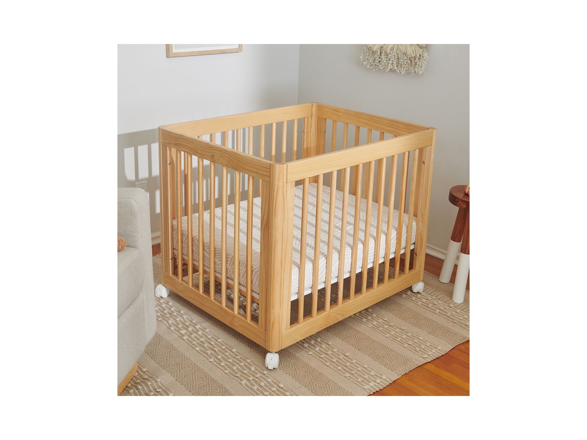 All Stages Midi Crib Sheet in GOTS Certified Organic Muslin Cotton — Image 7