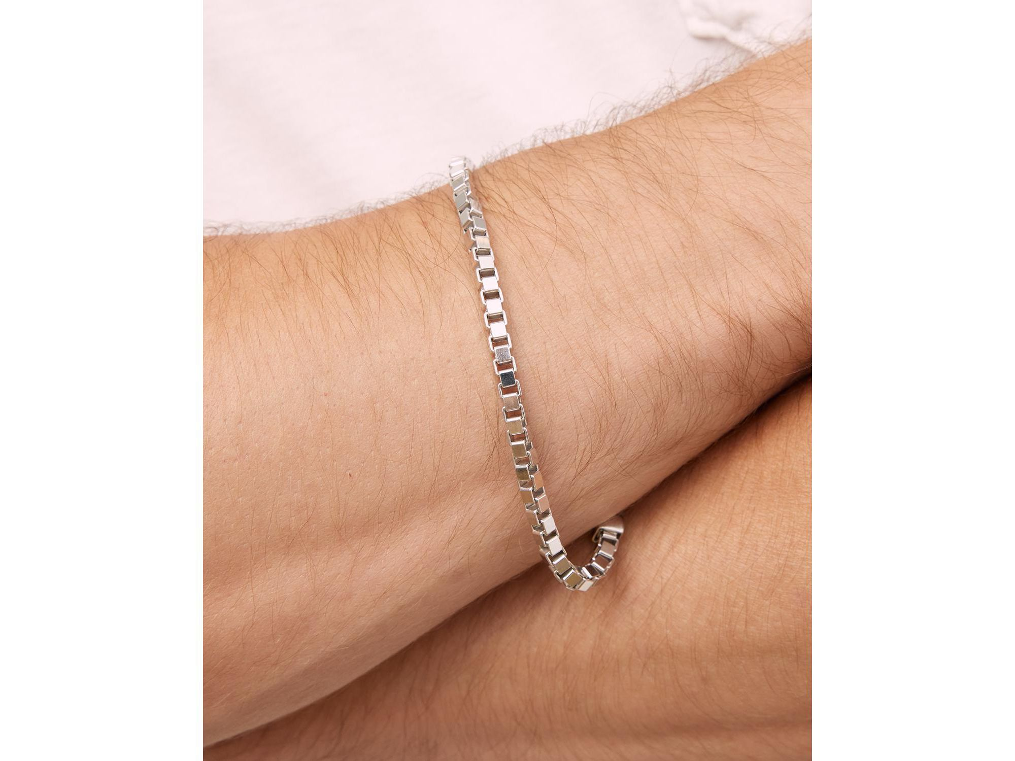 Sterling Edge Bold Box Bracelet — Image 3