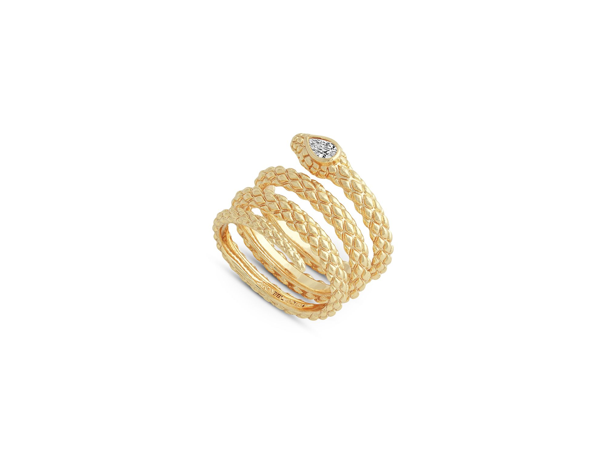 Crystal Serpent Wrap Ring — Image 3