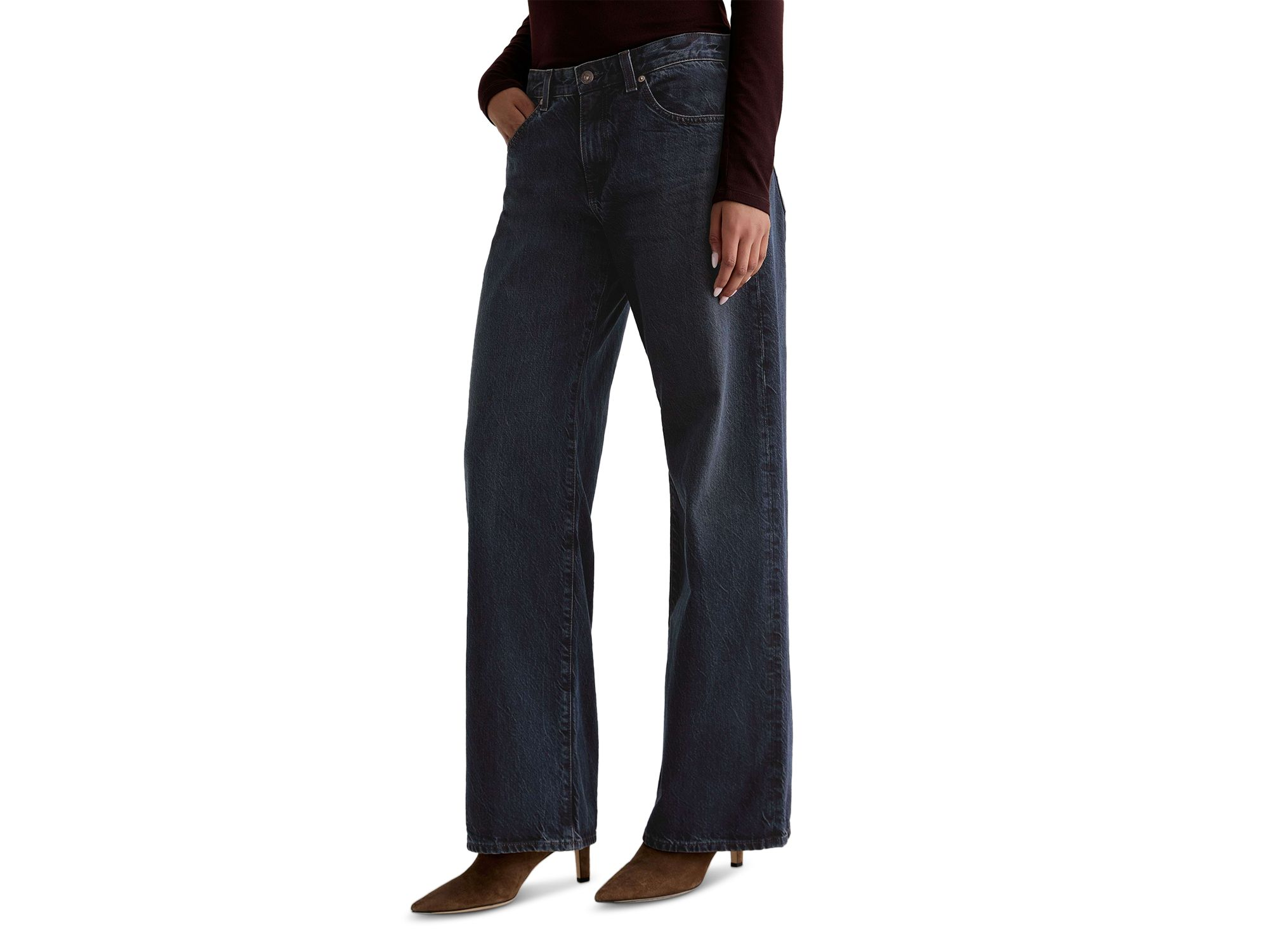 Adria Low Rise Wide Leg Jeans in 2 Years Prose — Image 5