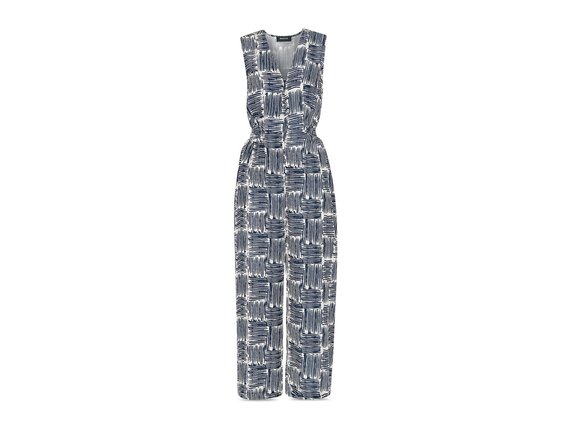 Petites Hatched Squares Jumpsuit — Image 4