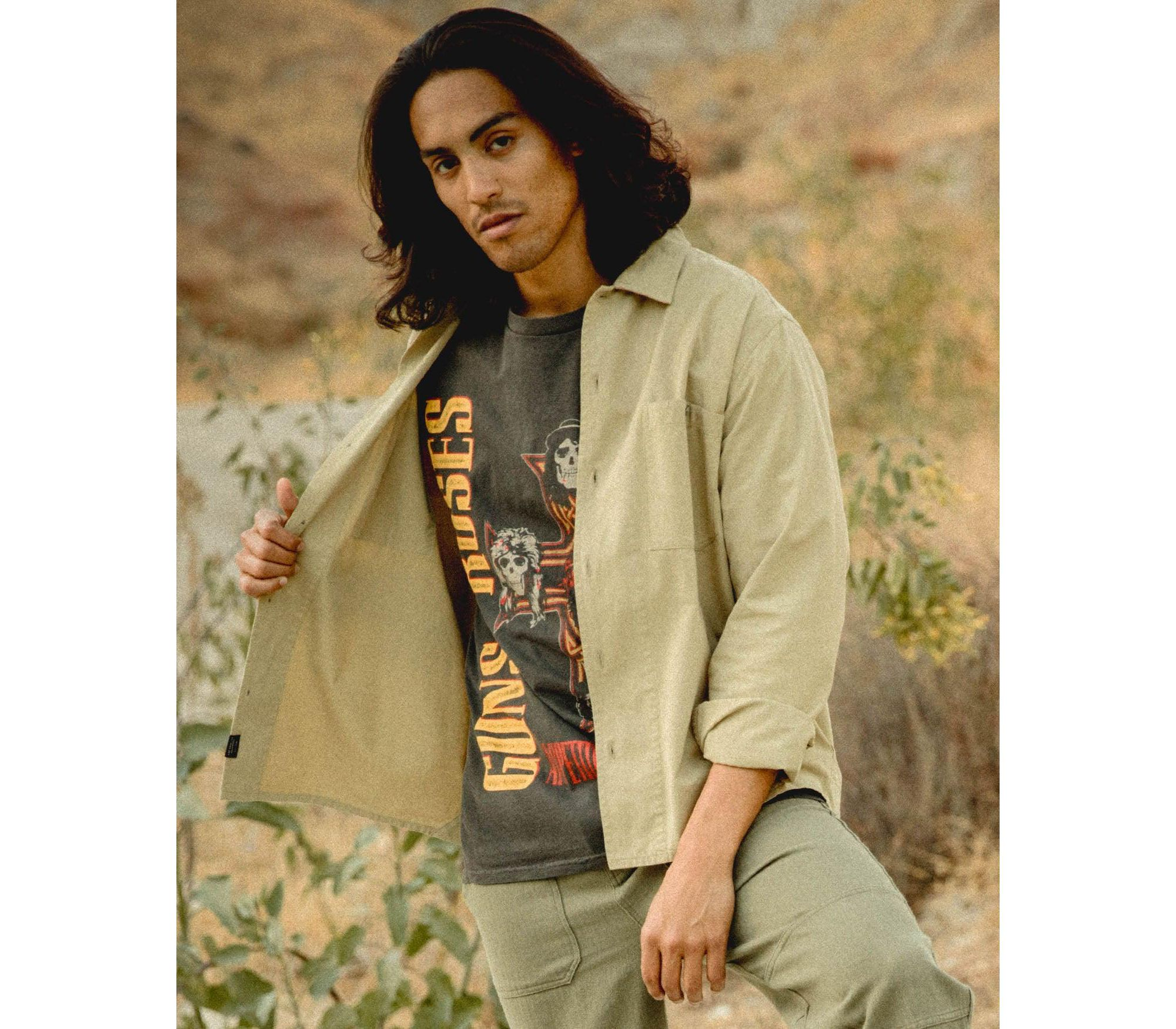 Unisex Guns N' Roses Cross Flea Market Tee — Image 3