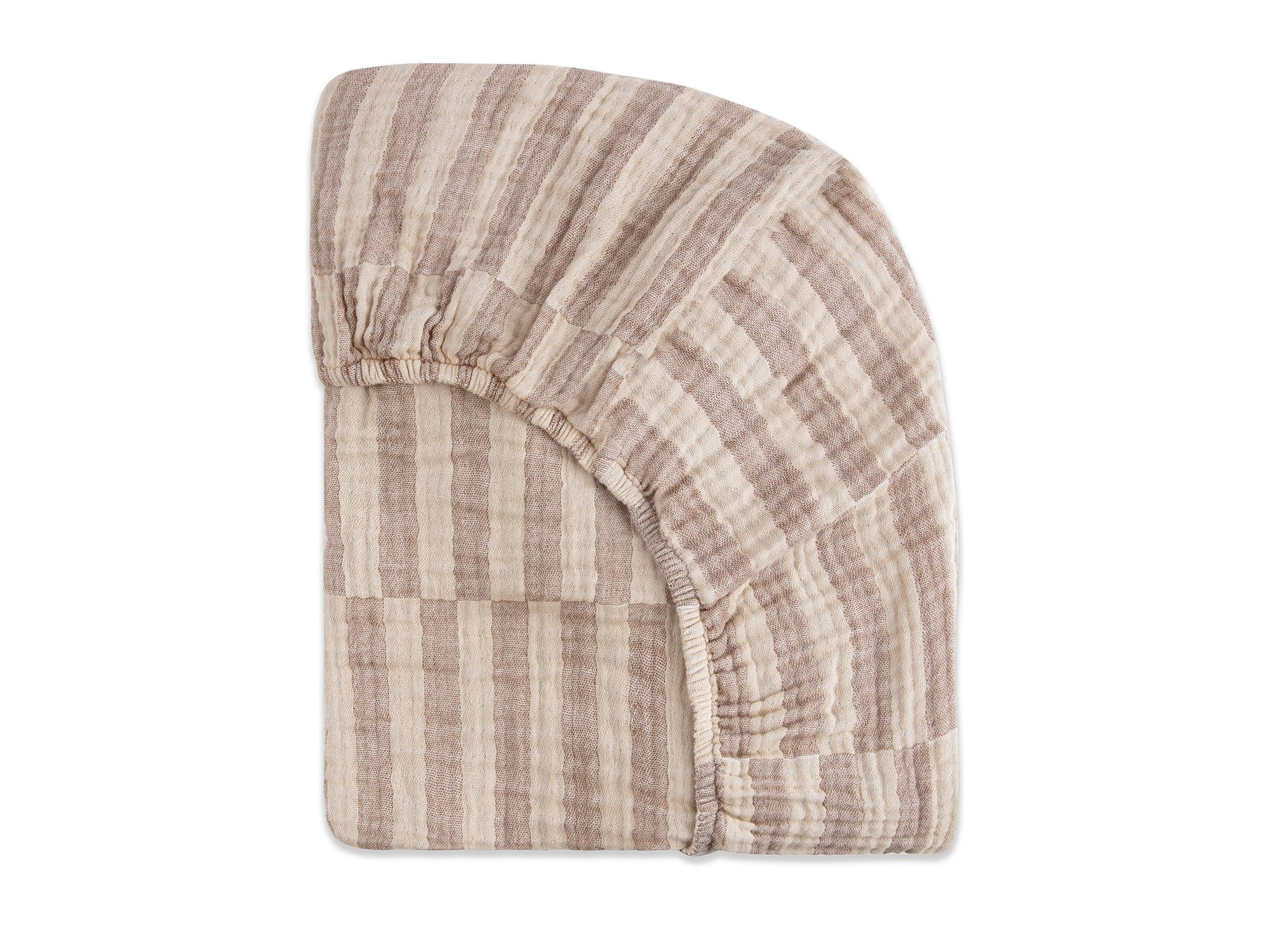 Crib Sheet in Muslin Cotton — Image 3