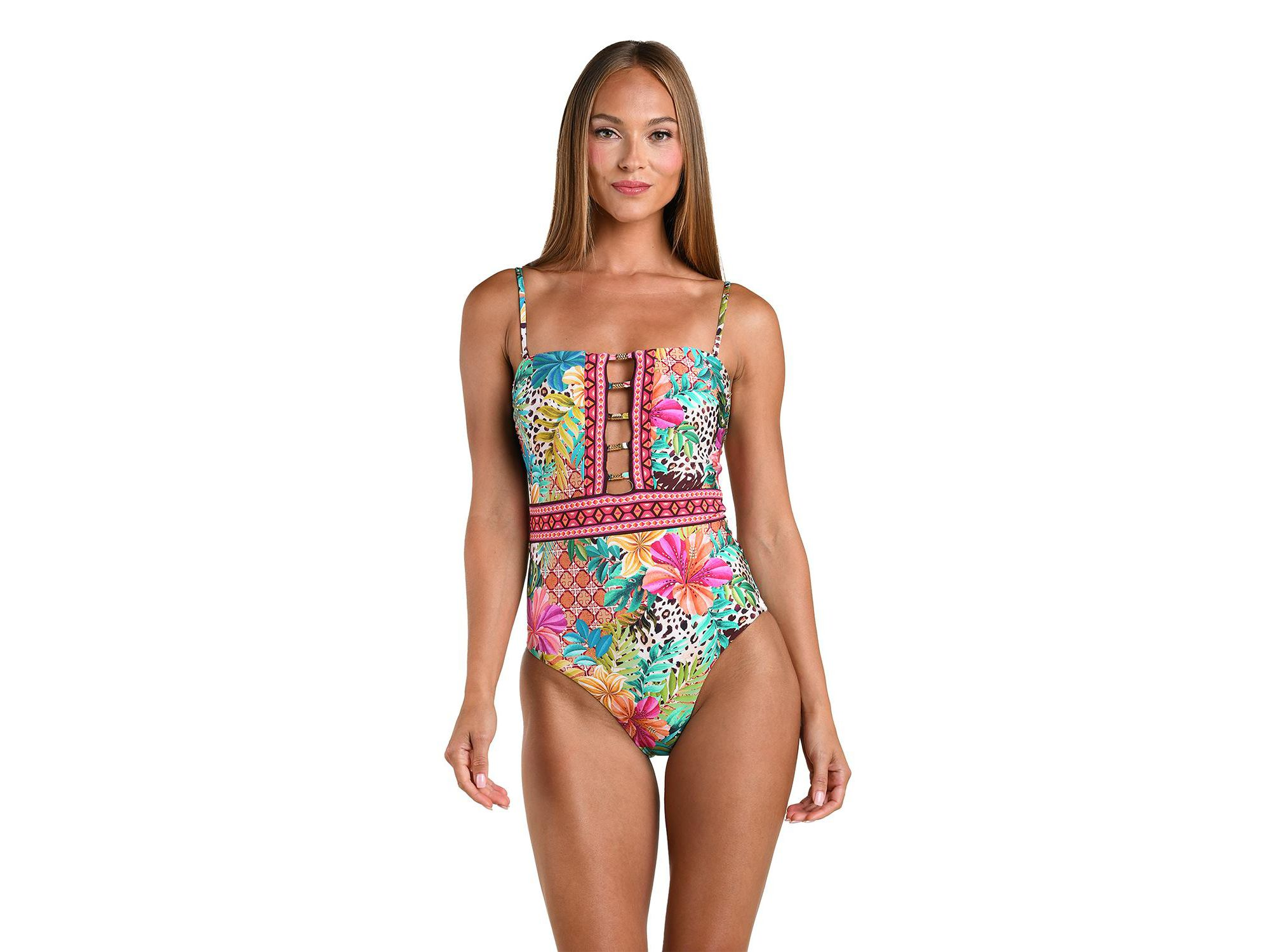 Paradise Heat Bandeau One Piece — Image 3
