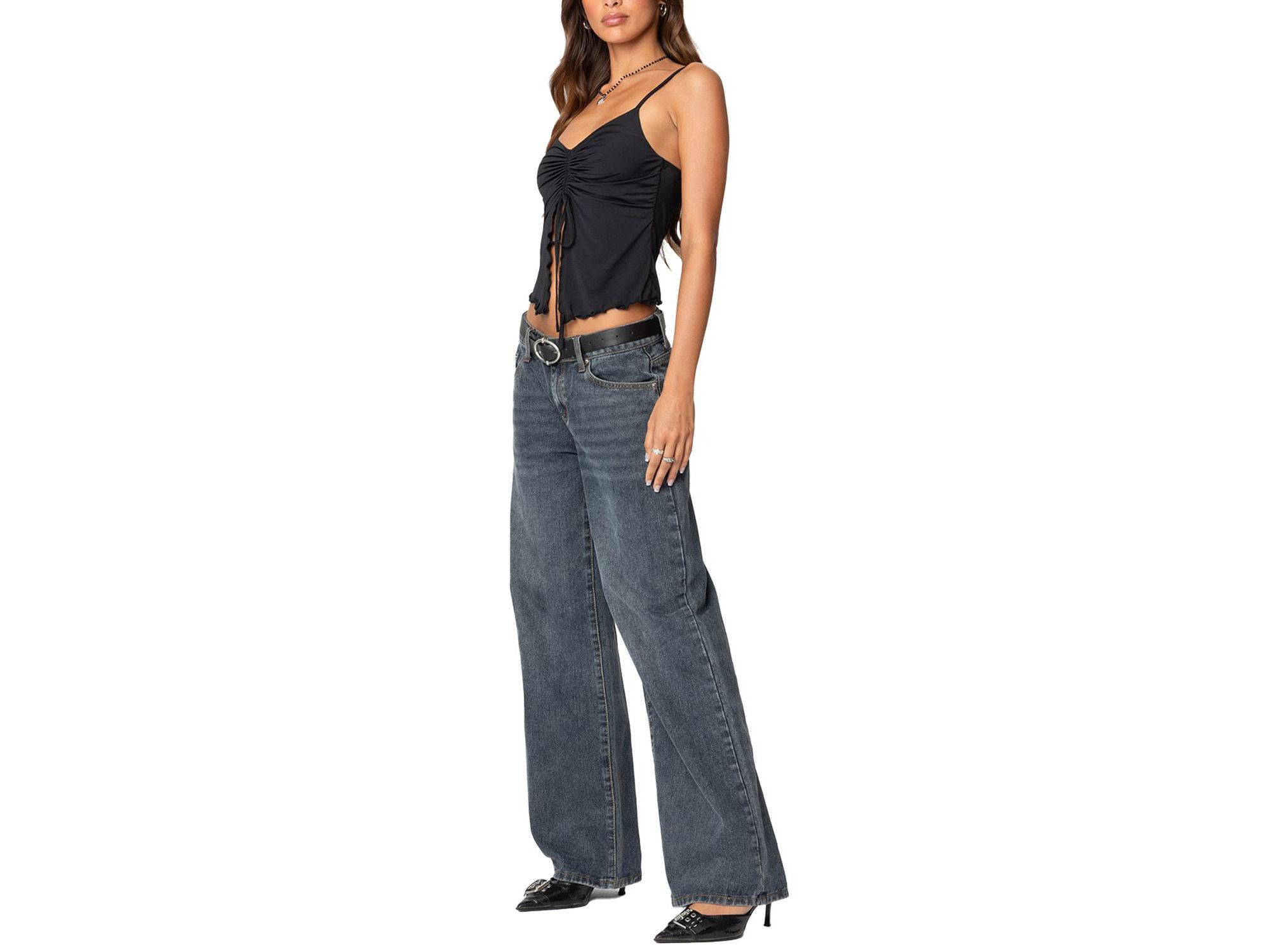 Landon Drawstring Split Front Top — Image 3