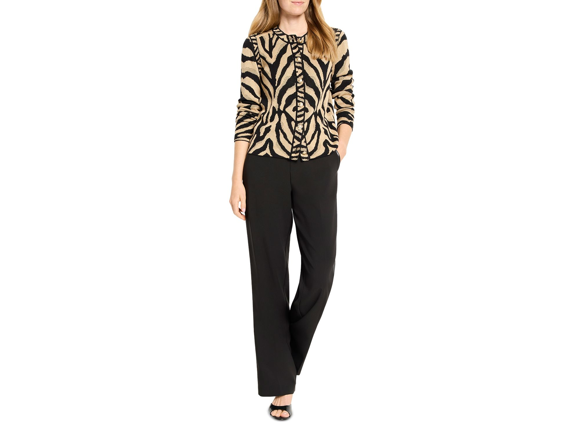 Animal Jacquard Cardigan — Image 10