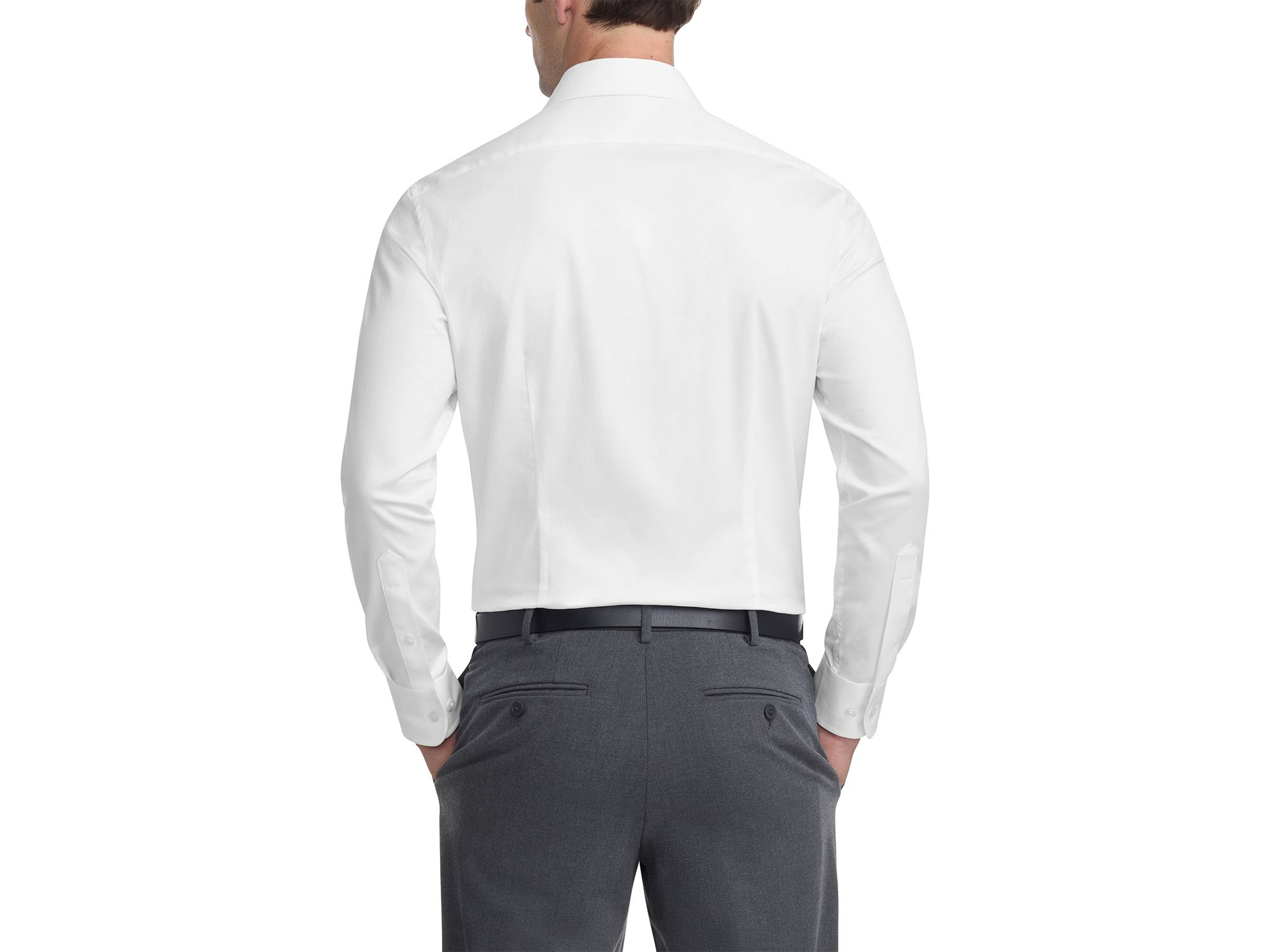 Slim Fit Covered Placket Tuxedo Shirt - Exclusive — Image 4
