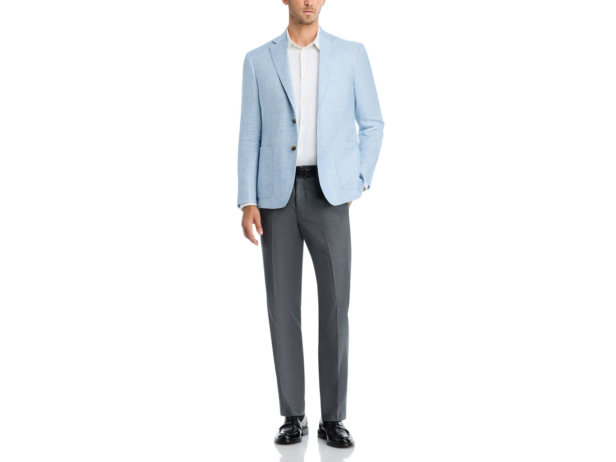 Classic Fit Hopsack Soft Jacket - Exclusive — Image 6