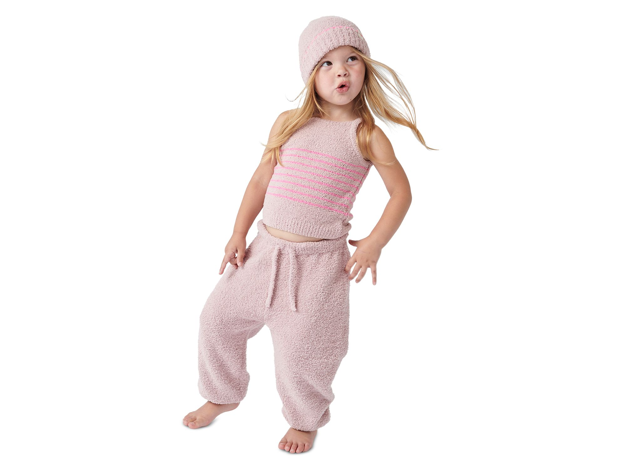 Unisex Fuzzy Boxy Lounge Pants - Baby, Little Kid — Image 9