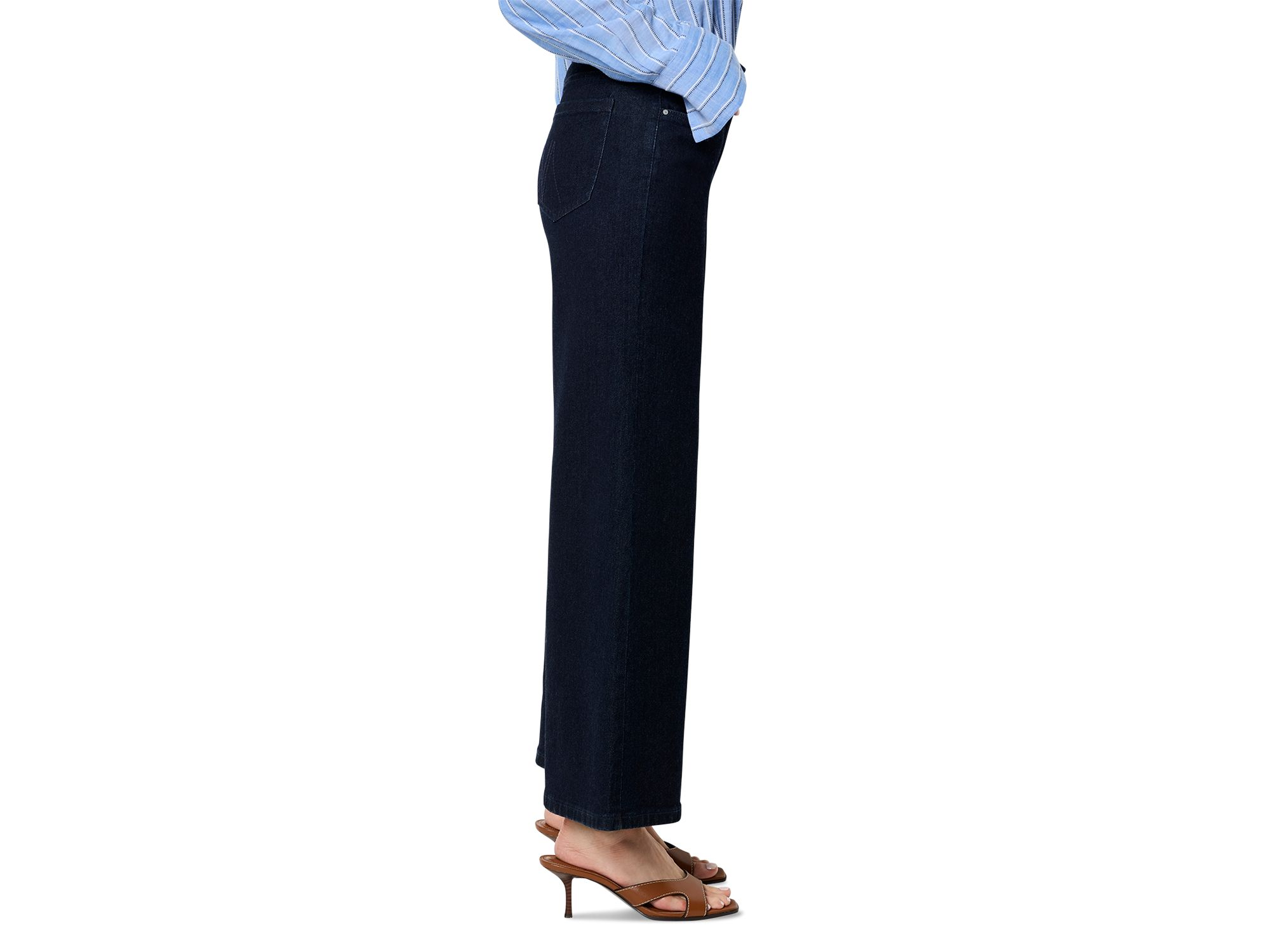 Joyride High Rise Ankle Flare Leg Jeans in Night — Image 4